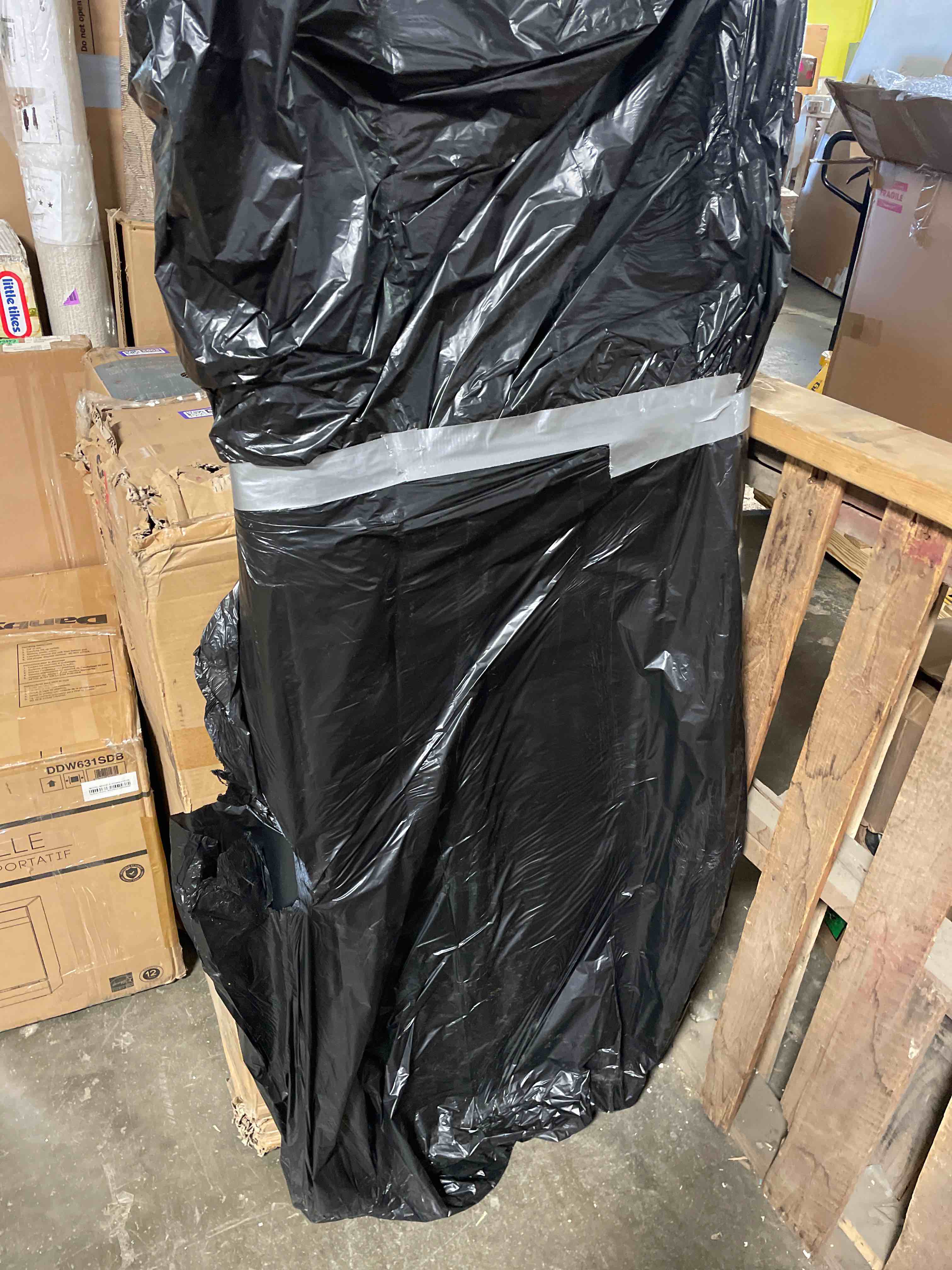 Condition photo showing As Is for r5 soft roll-up truck tonneau cover compatible with 2007-2026 chevy silverado/gmc sierra 1500 (not fit 19 ld/limited), vinyl soft cover for fishing, farm, business, family outings (5.8ft)