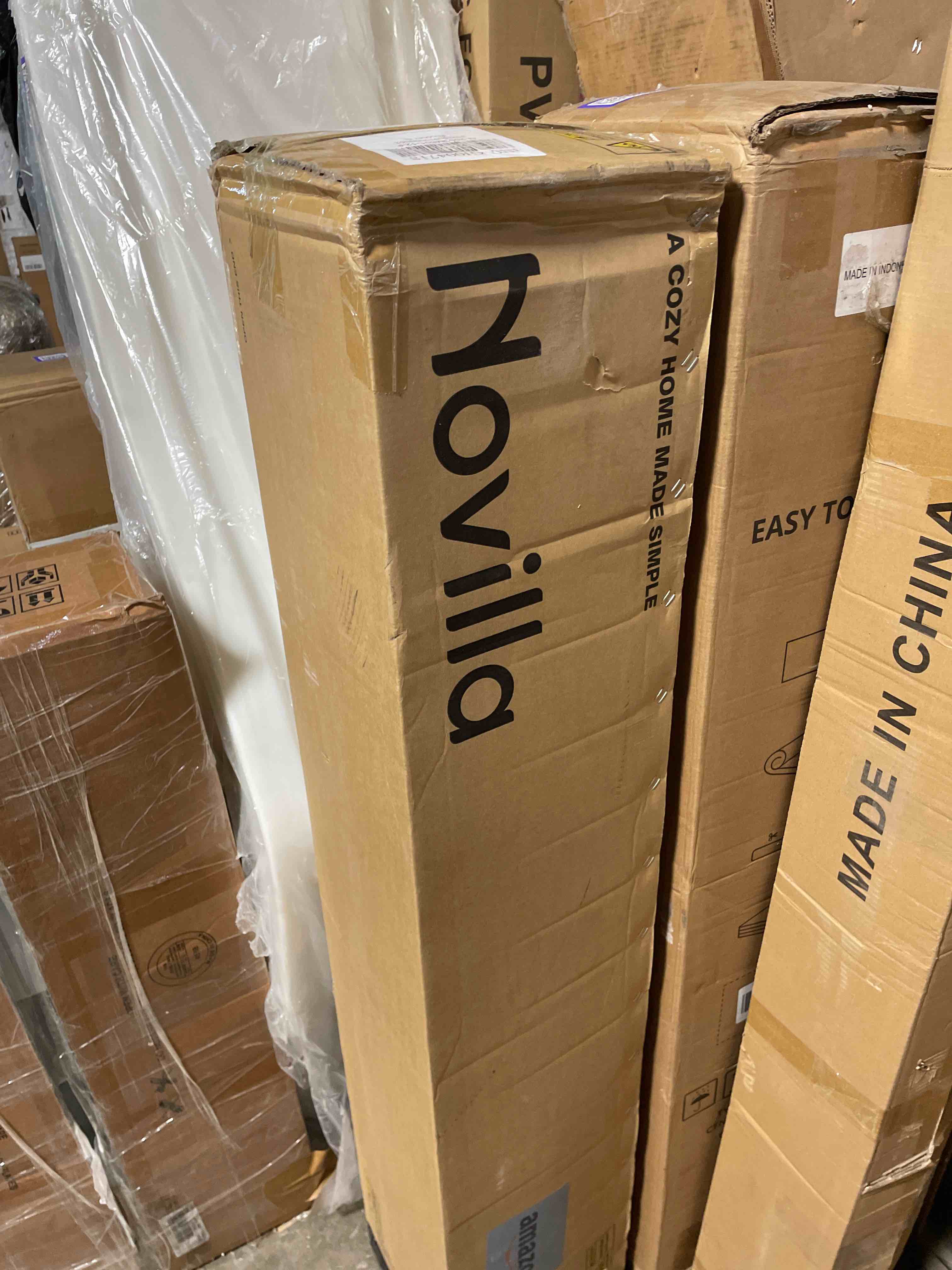 Condition photo showing New/Like New for novilla full mattress, 12 inch gel memory foam full size mattress for cool night & pressure relief, medium plush feel with motion isolating, bliss