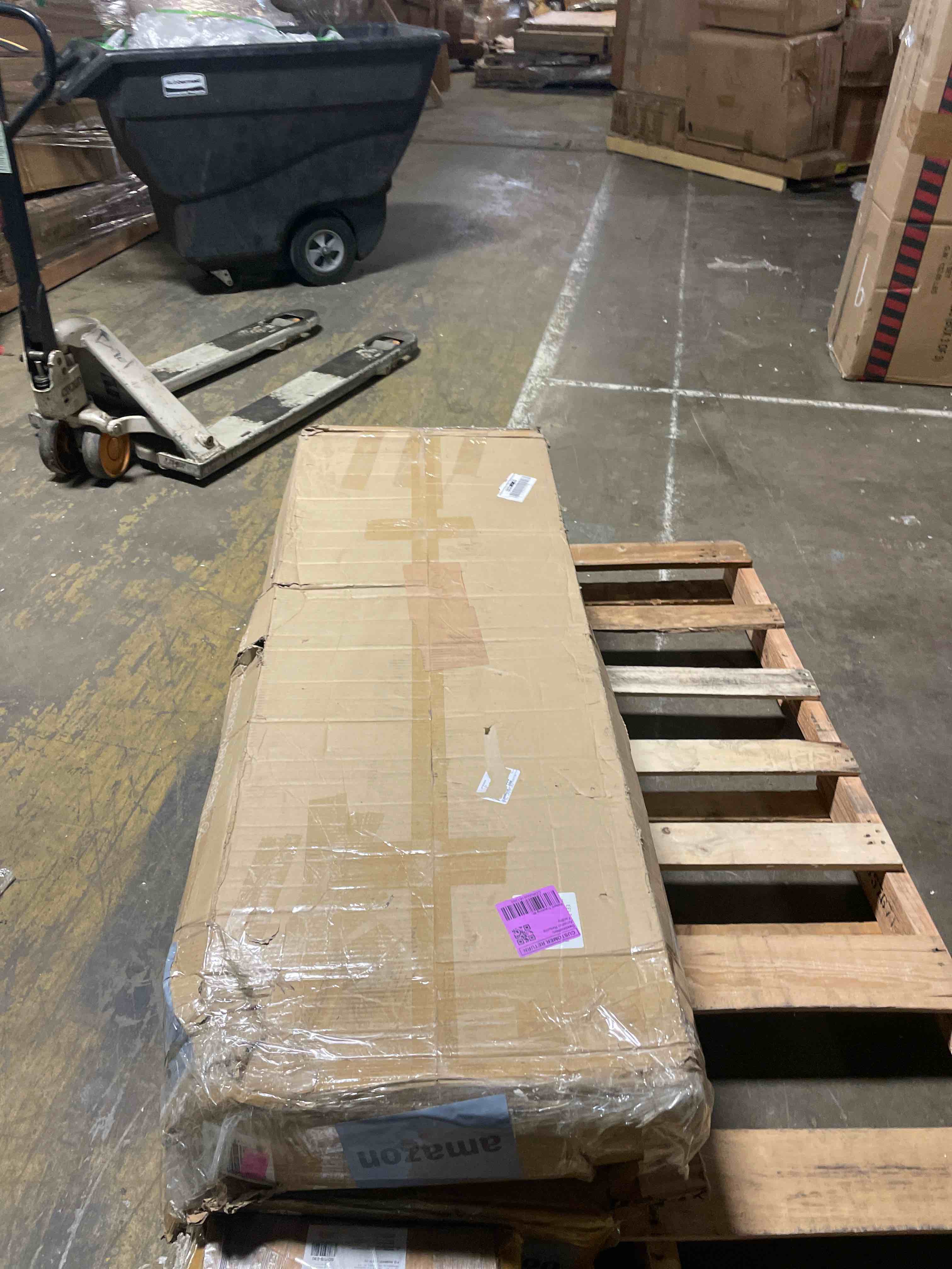 Condition photo showing New/Like New for modway render modern fluted wood coat rack panel in light oak with shelf and hooks – wall-mounted entryway organizer for hallway, mudroom, or foyer