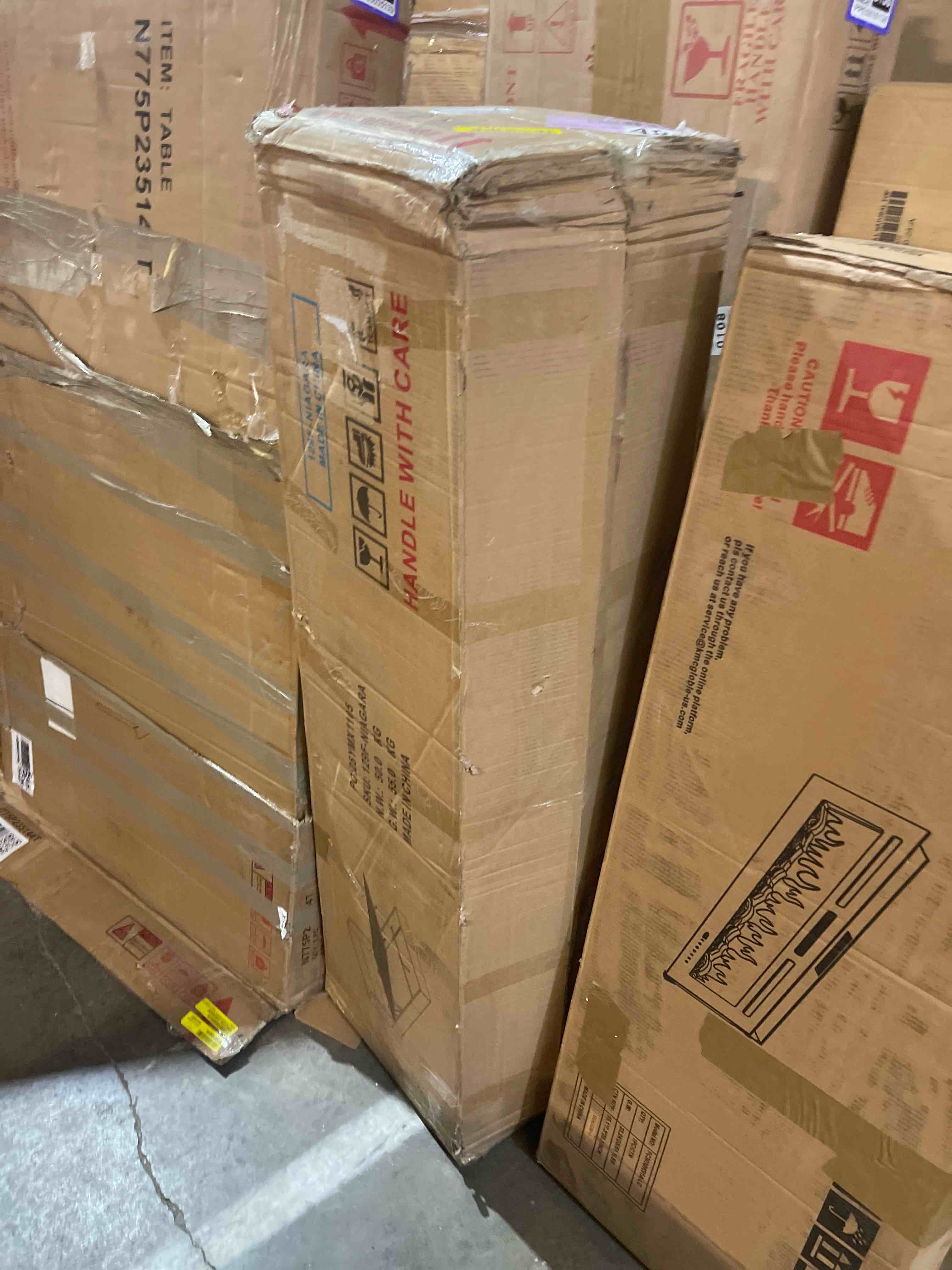 Condition photo showing As Is for gaillarde hydraulic lift up storage upholstered platform bed