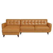 mid-century modern leather chase