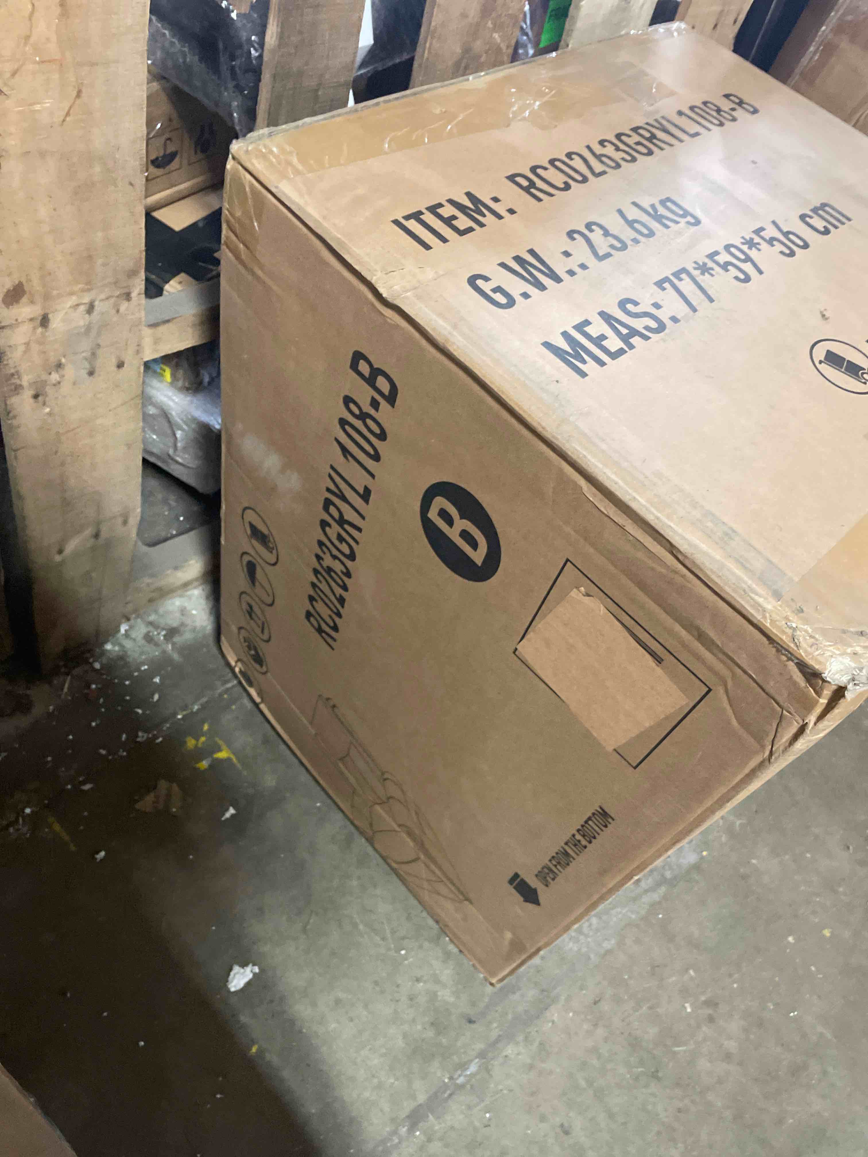 Condition photo showing As Is for only box b power lift chair with full-body massage and heat, electric recliner chairs for adults, remote control, standing assistance, usb ports, stainless steel cup holders, chenille grey.