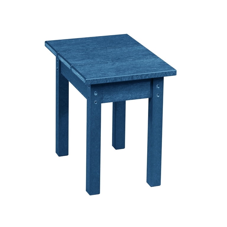capterra casual small rectangular table - pacific blue