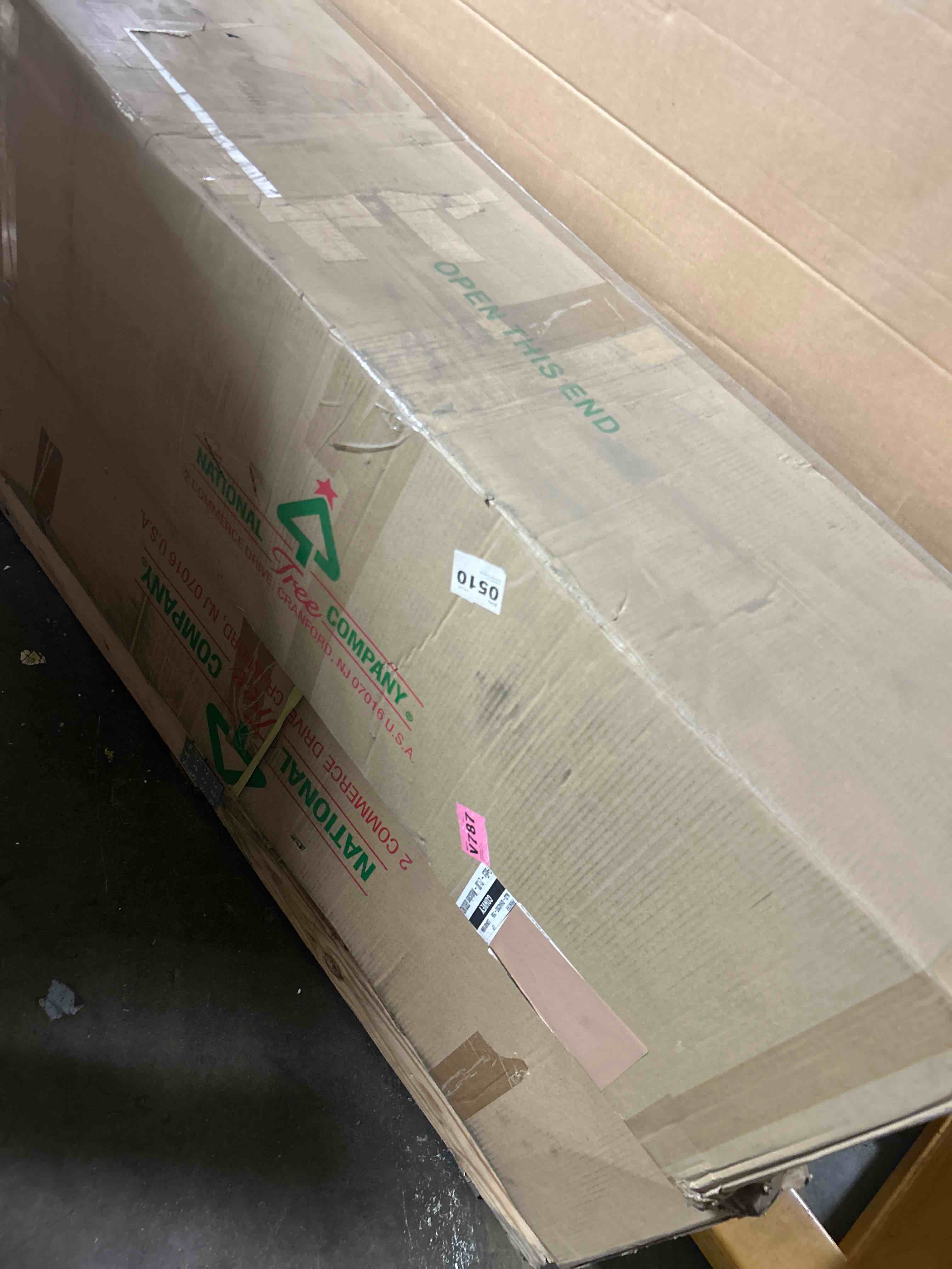 Condition photo showing New/Like New for national tree company 7.5-ft pre-lit artificial christmas tree with led lights