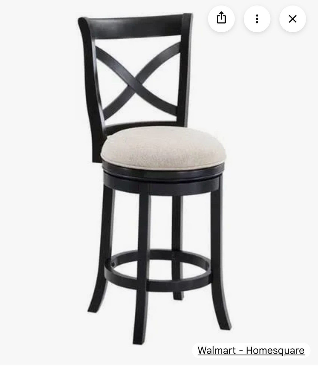 Criss Cross 26" Bar Stool