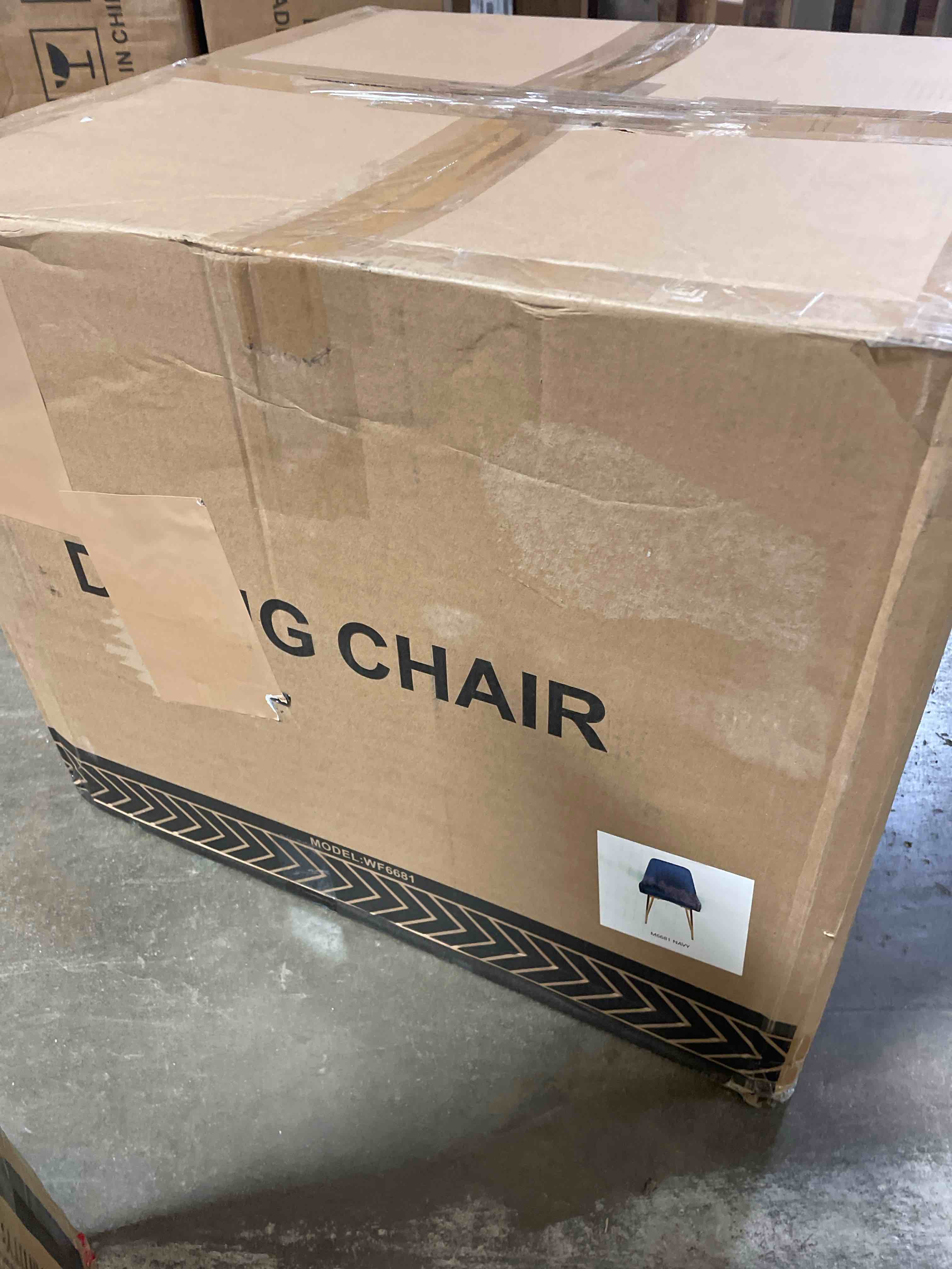 Condition photo showing New/Like New for thksbought set of 2 velvet dinning chairs, upholstered accent chairs with gold plating legs for living room chairs(blue)