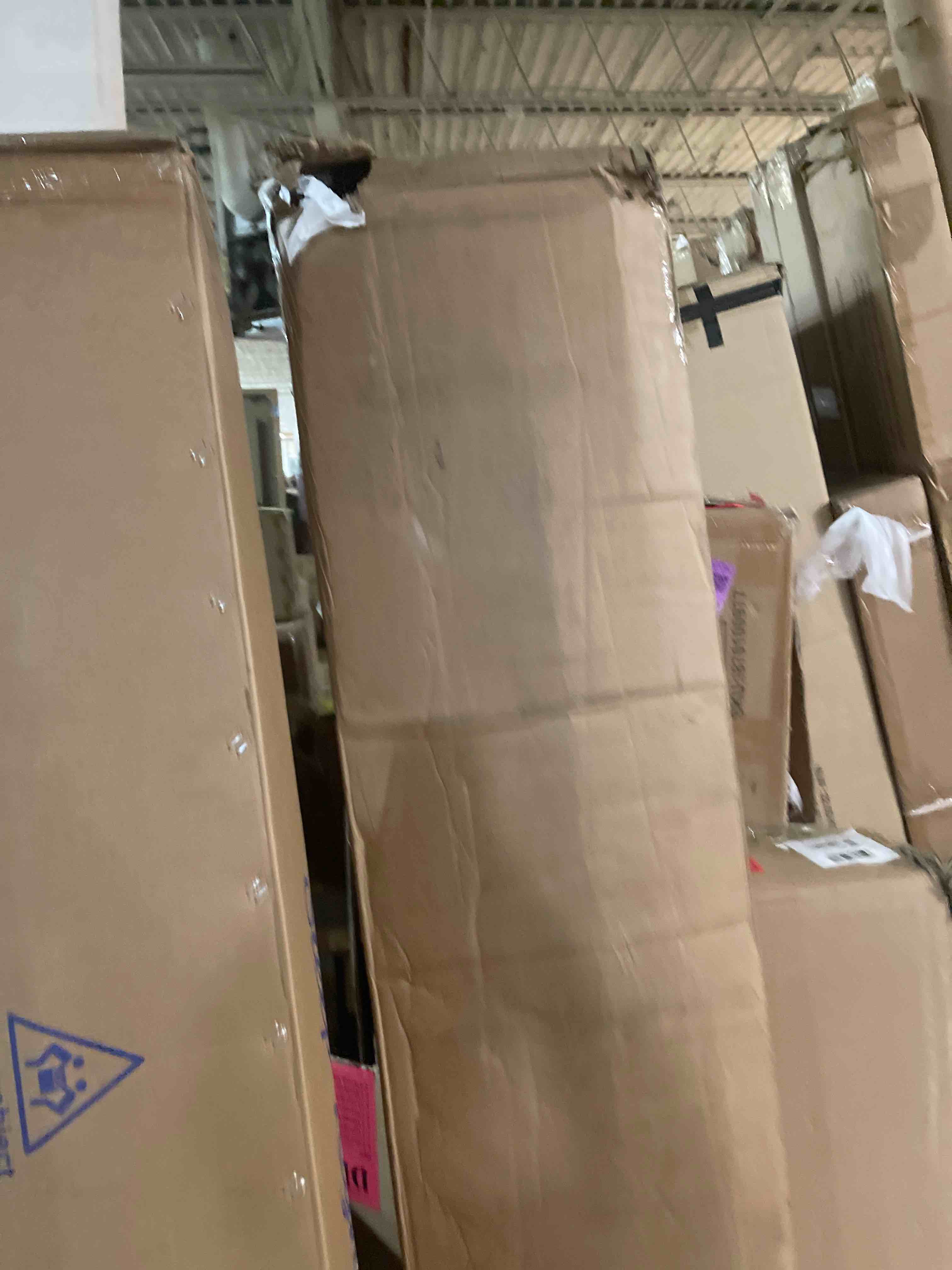 Condition photo showing As Is for likimio twin daybed, day beds with pop up trundle, storage headboard with charging station, strong supports for apartment and other small space, dark brown