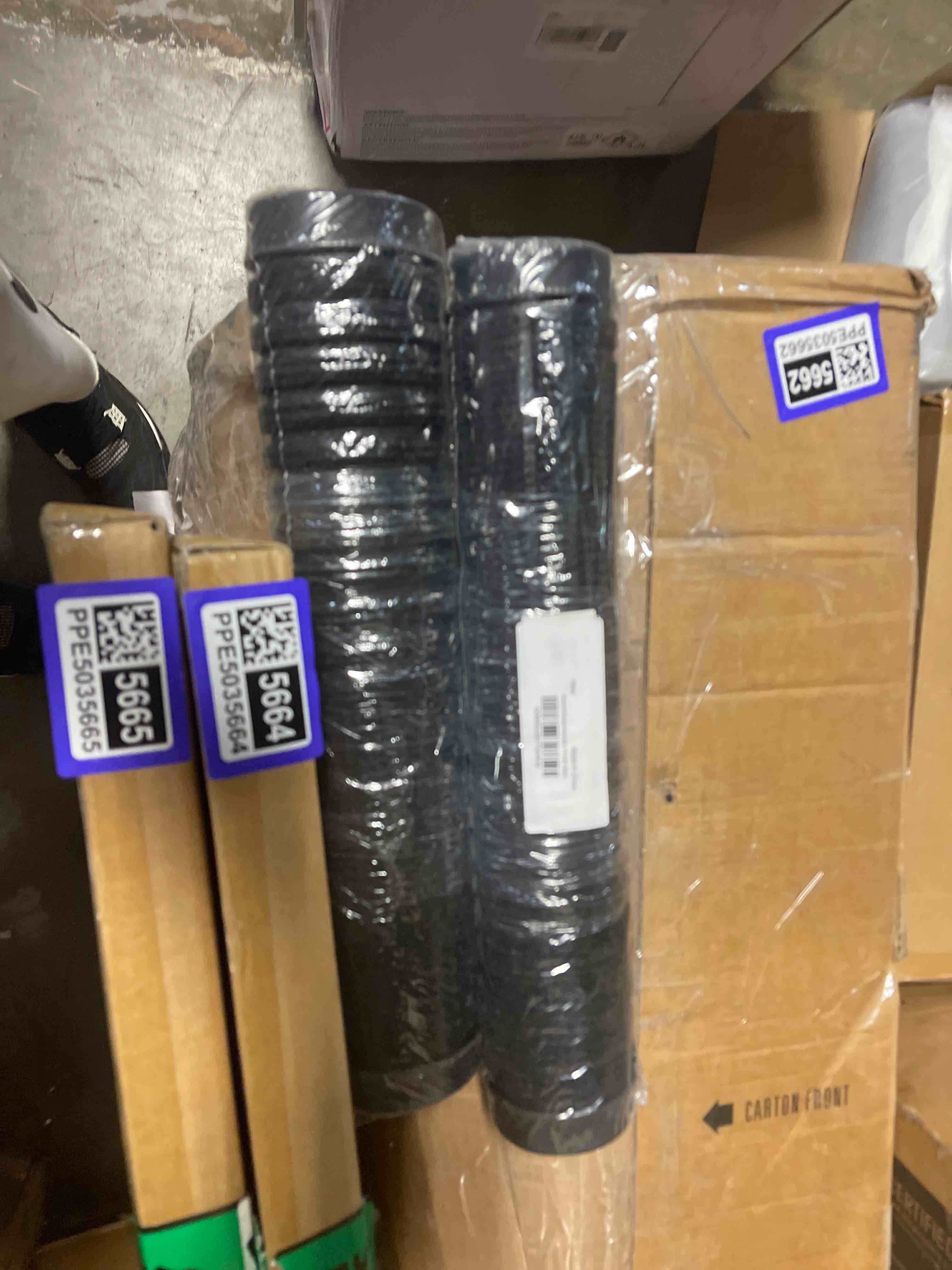 Condition photo showing New/Like New for buganda outdoor doormats, heavy-duty rubber door mats, absorbs moisture and dirt outdoor mats, low profile mats for entry, 17x30, black