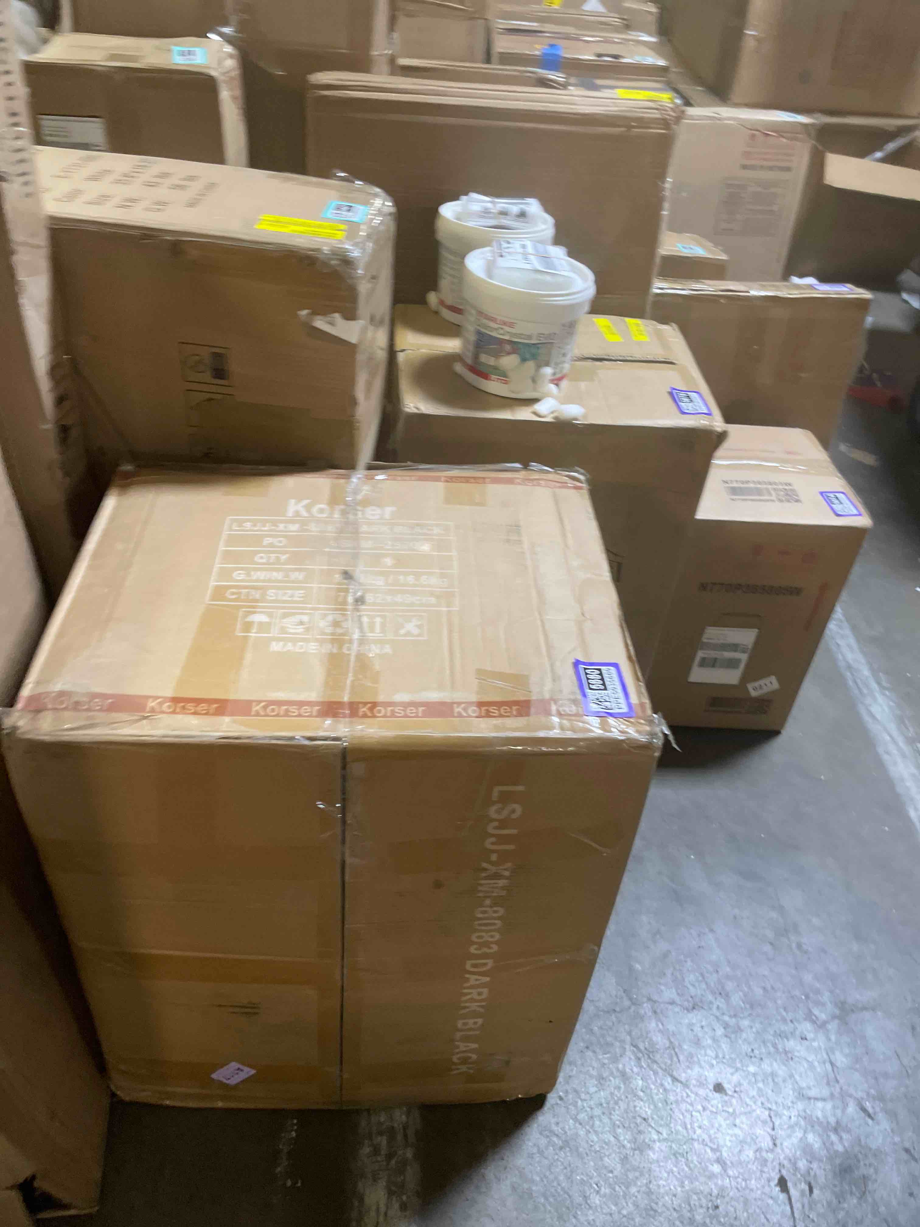 Condition photo showing As Is for edx power lift recliner chair (incomplete box 2 missing box 1)