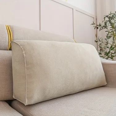 Linen sofa cushion