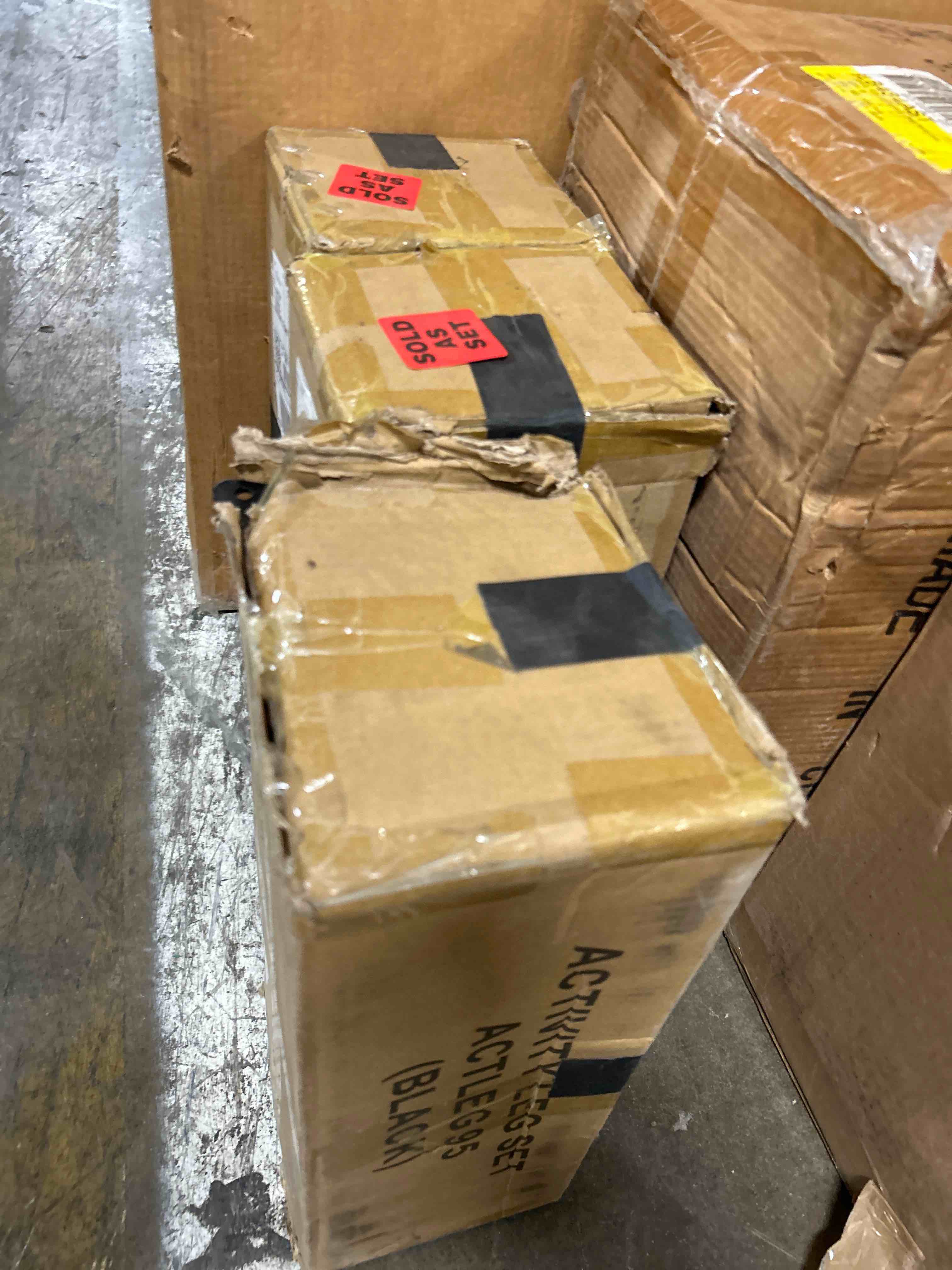 Condition photo showing New/Like New for classroom activity table leg s- pack of 4 - adjustable height tubular legs for students of all ages