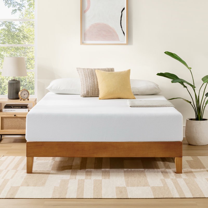 sleep by wayfairâ„¢ 10" medium memory foam mattress queen