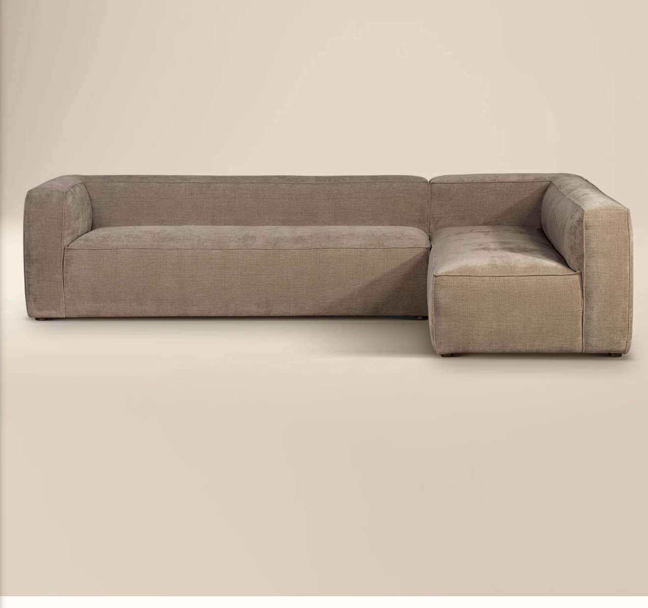 bekir corduroy l-shaped sectional reversible