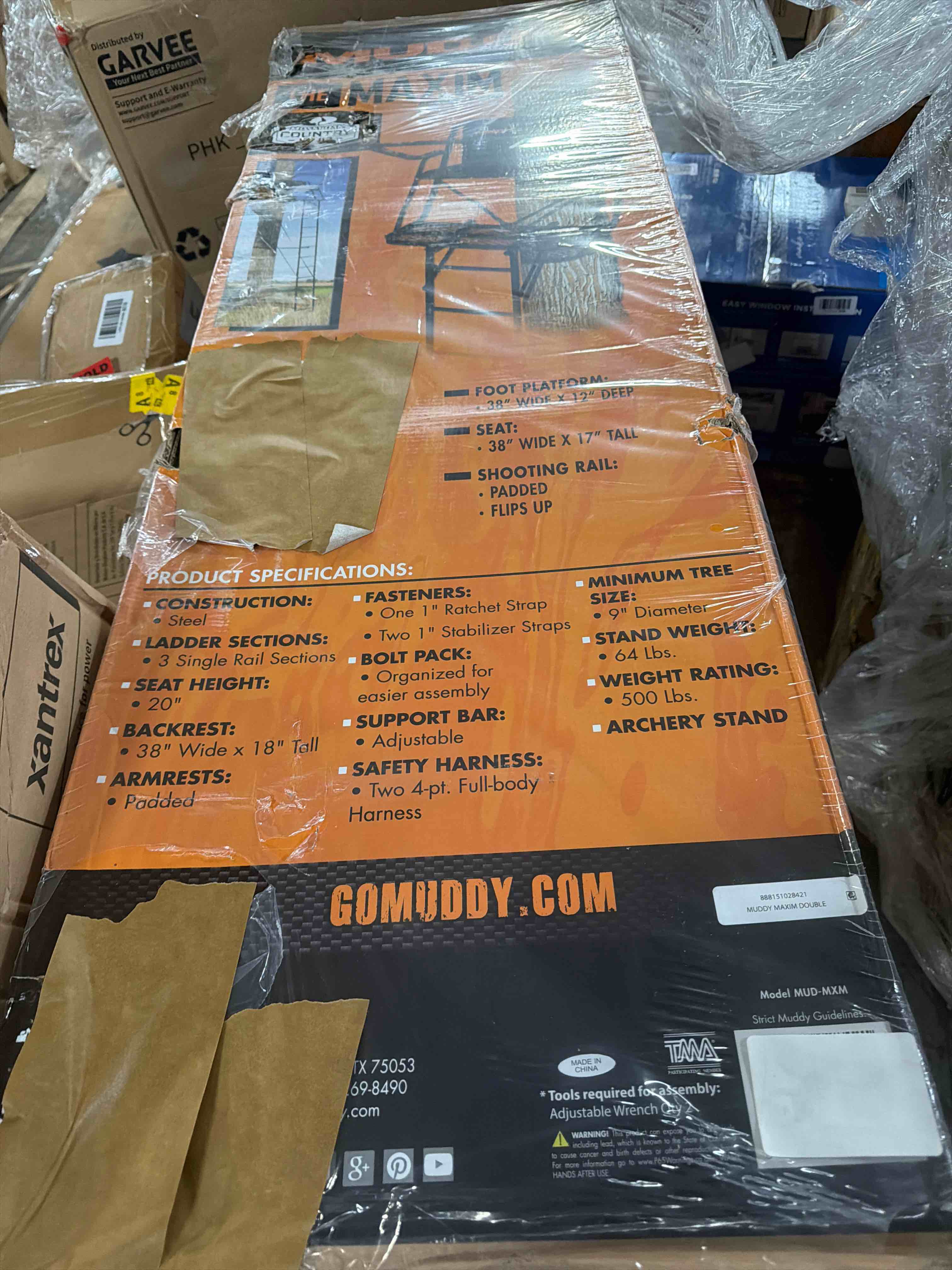 Condition photo showing Good Condition for muddy maxim 2-man ladderstand