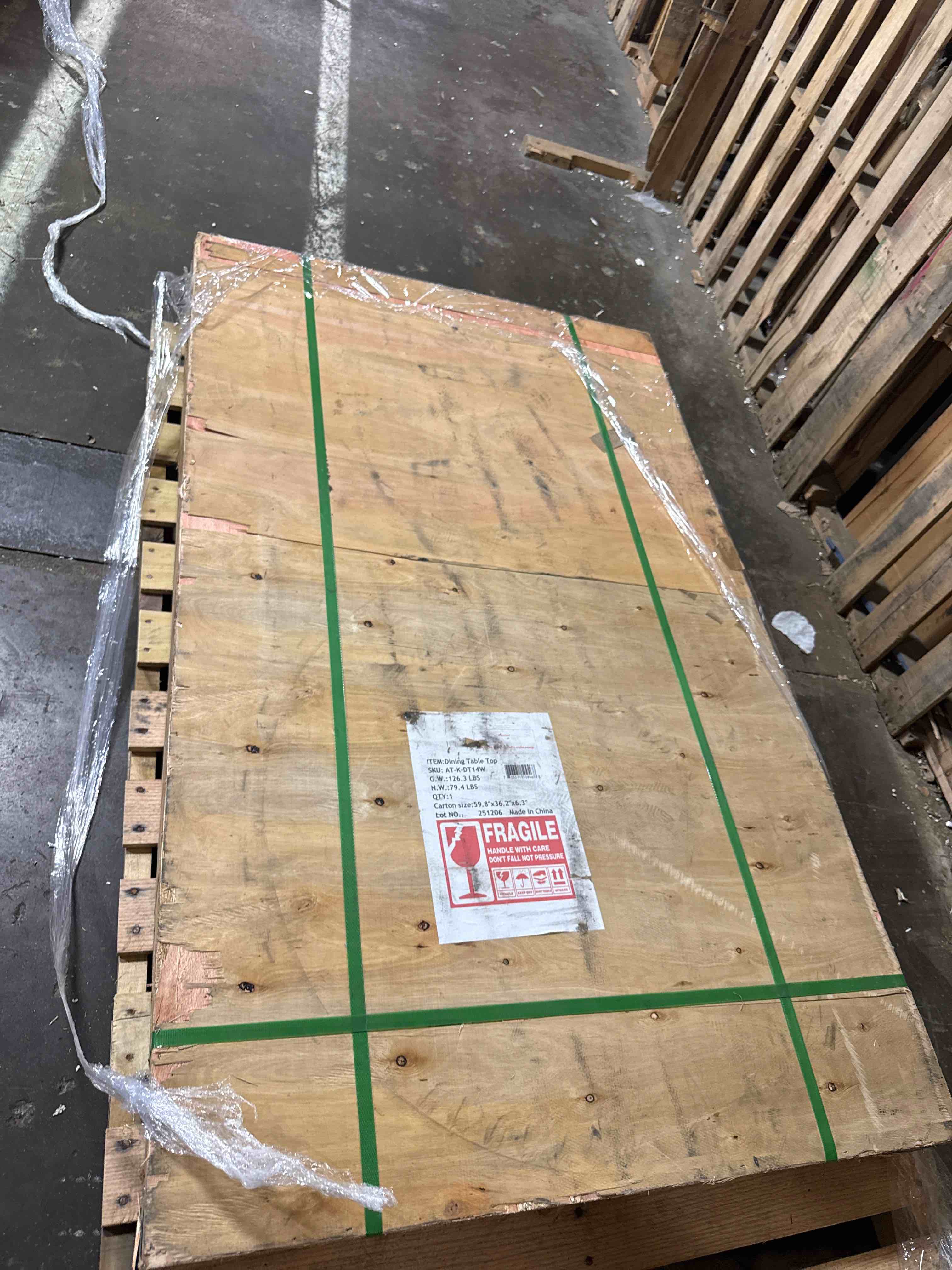 Condition photo showing Good Condition for brayden studio dining table (table top only)