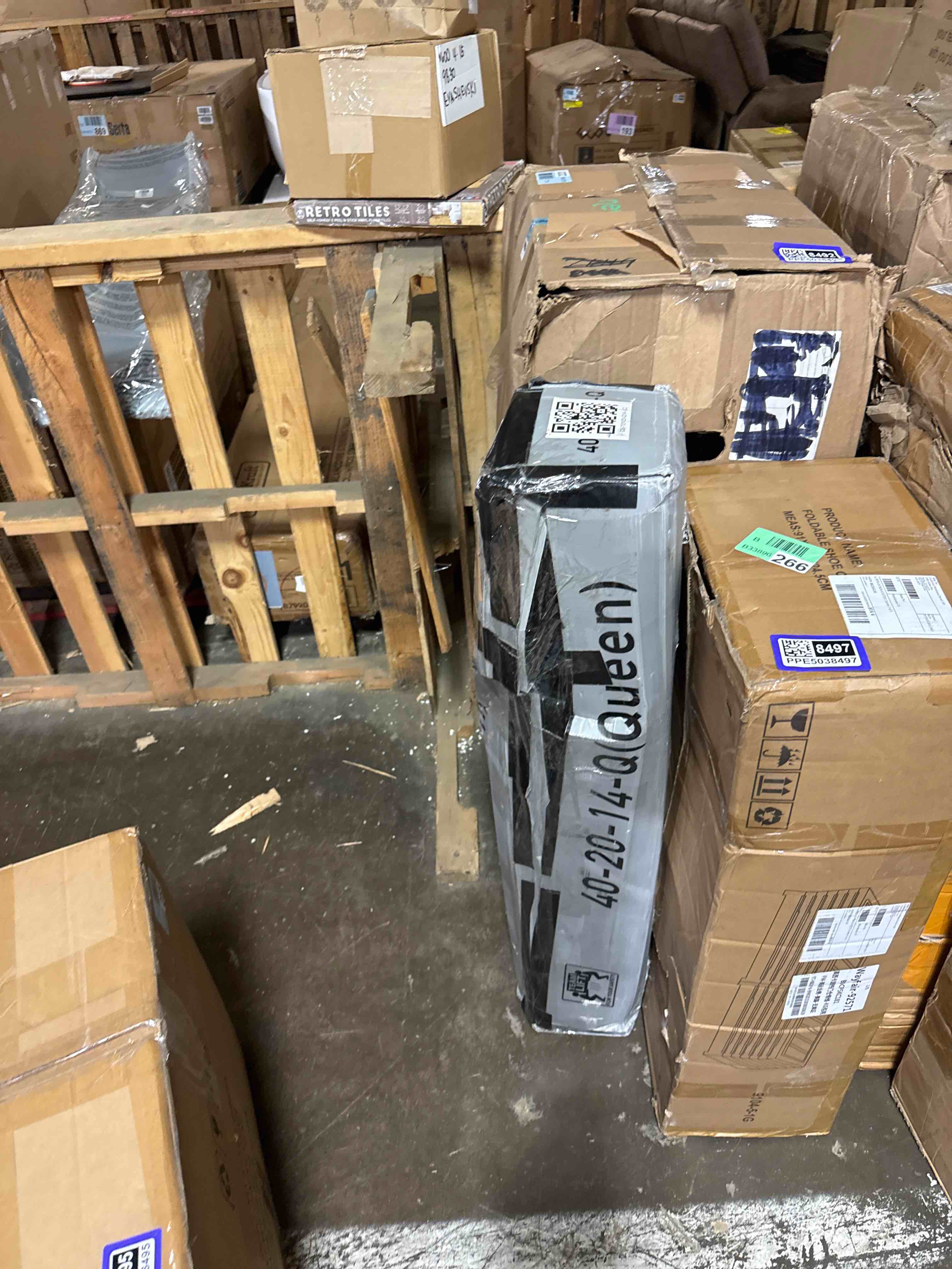 Condition photo showing Good Condition for hafenpo 14 inch queen bed frame - sturdy metal platform queen size, no box spring needed, heavy duty, easy assembly, strong bearing capacity, under bed storage, black queen 14 inch
