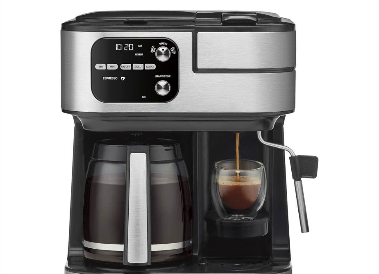 cuisinart coffee center barista bar 4-in-1 coffee maker, single-serve pods compatible, coffeemaker, three brewing sizes, ss-4n1nas, black