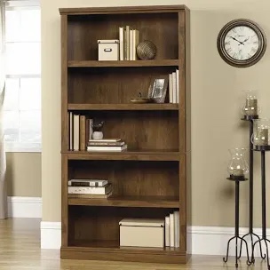 sauder select 5 shelf bookcase 
