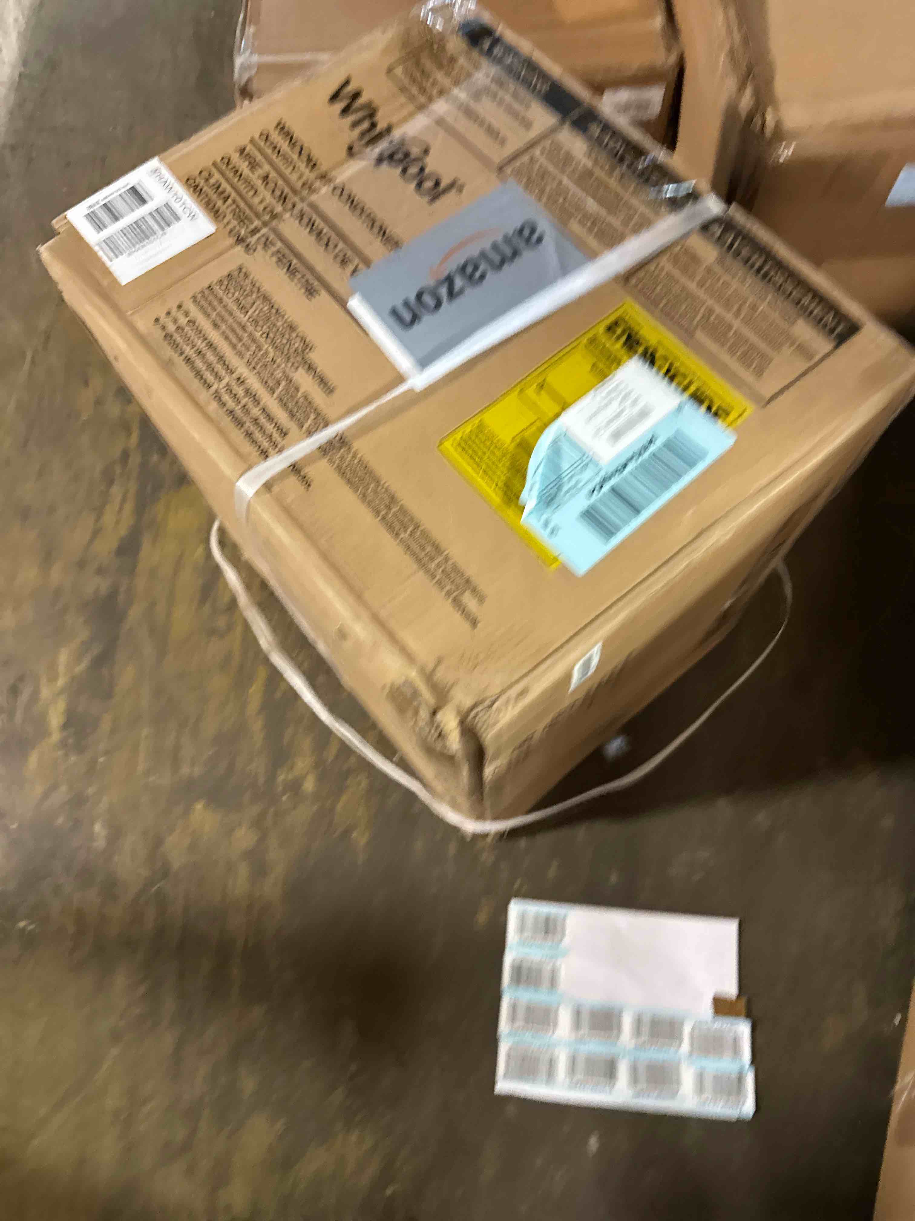 Condition photo showing Good Condition for whirlpool 10,000 btu window air conditioner with dehumidifier, 115v, window ac for rooms up to 450 sq. ft., living room, bedroom, or kitchen, with remote control, digital display, and 24h-timer, white 10,000 btu cool only 115v bright white(open previously good condition)