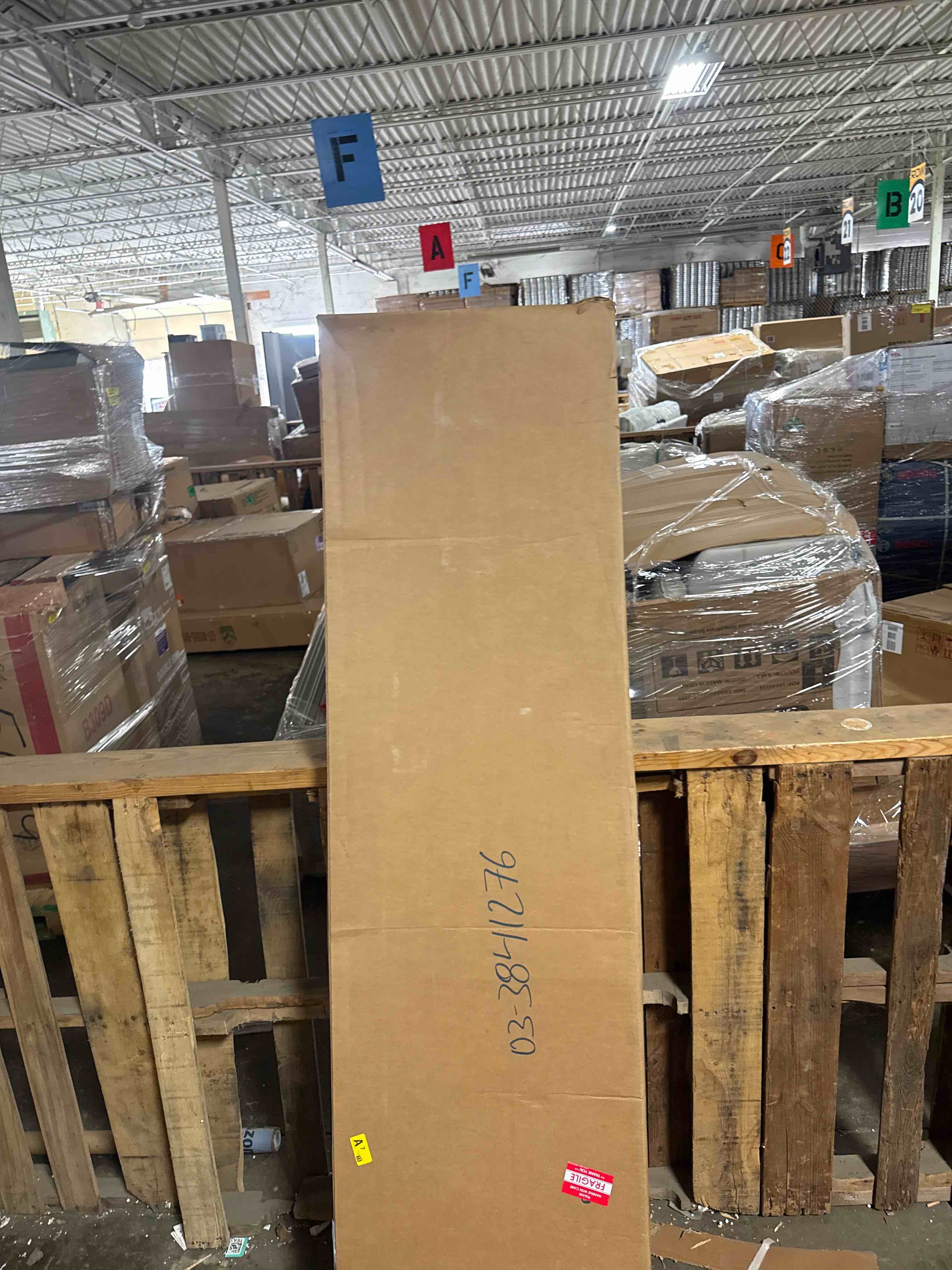 Condition photo showing New/Like New for ekena millwork gvptr72x1502sf triangle surface mount pvc gable vent, 72"w x 15"h, factory primed white