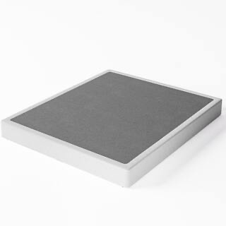 7 in. h king box spring, heavy-duty metal structure with fabric cover, easy assembly, mattress foundation