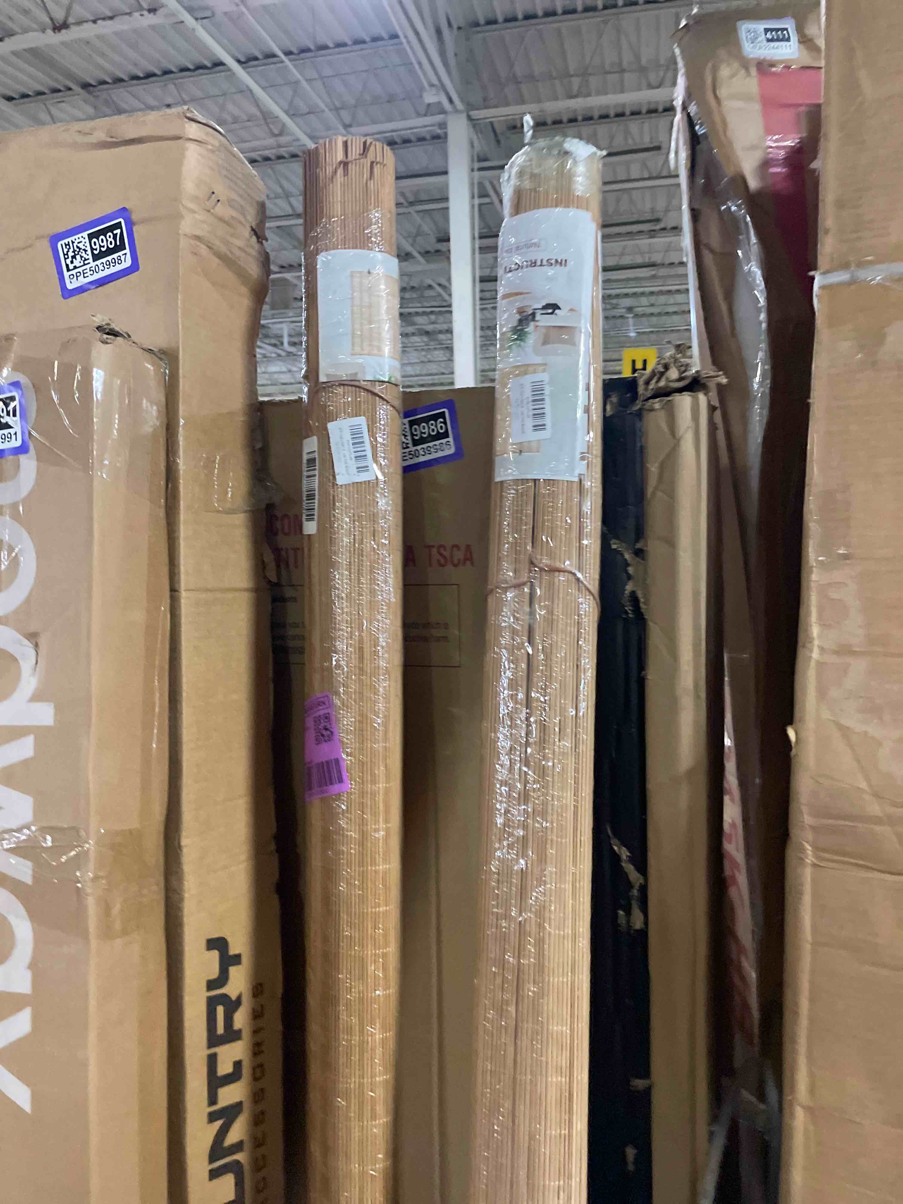 Condition photo showing New/Like New for bamboo shades for outdoor patio, privacy bamboo shades, outdoor shades for patio waterproof, bamboo curtains for patio, bamboo porch shades,multiple, sun protection and uv protection