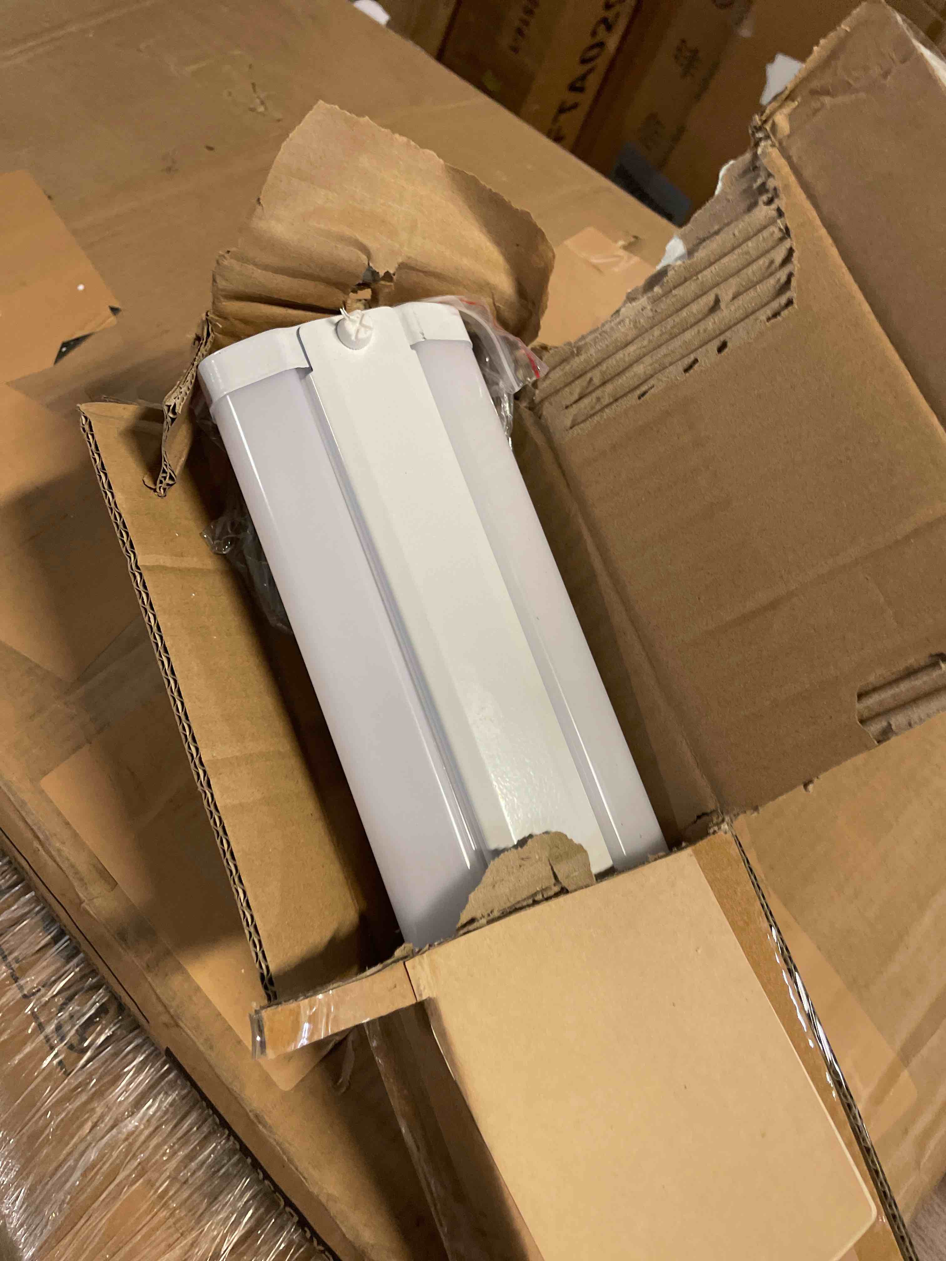 Condition photo showing New/Like New for dakason 8ft led linear light fixture, 8 foot led shop lights 80/70/60w 35/40/5000k cct selectable, 8 feet commercial bay lighting fluorescent tube replacement for garage warehouse 1 pack