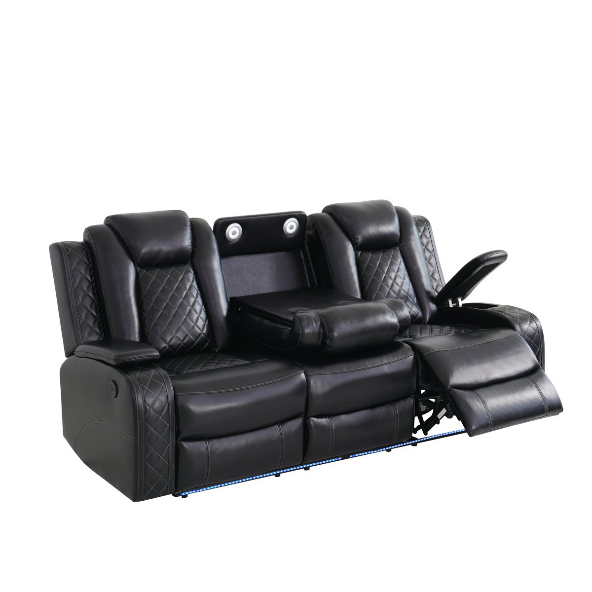 Condition photo showing New/Like New for beedie 2 - piece living room set (new in box) sofa: 83.5'' h x 38.5'' w x 41'' d, chair: 37.5'' h x 38.5'' w x 41'' d