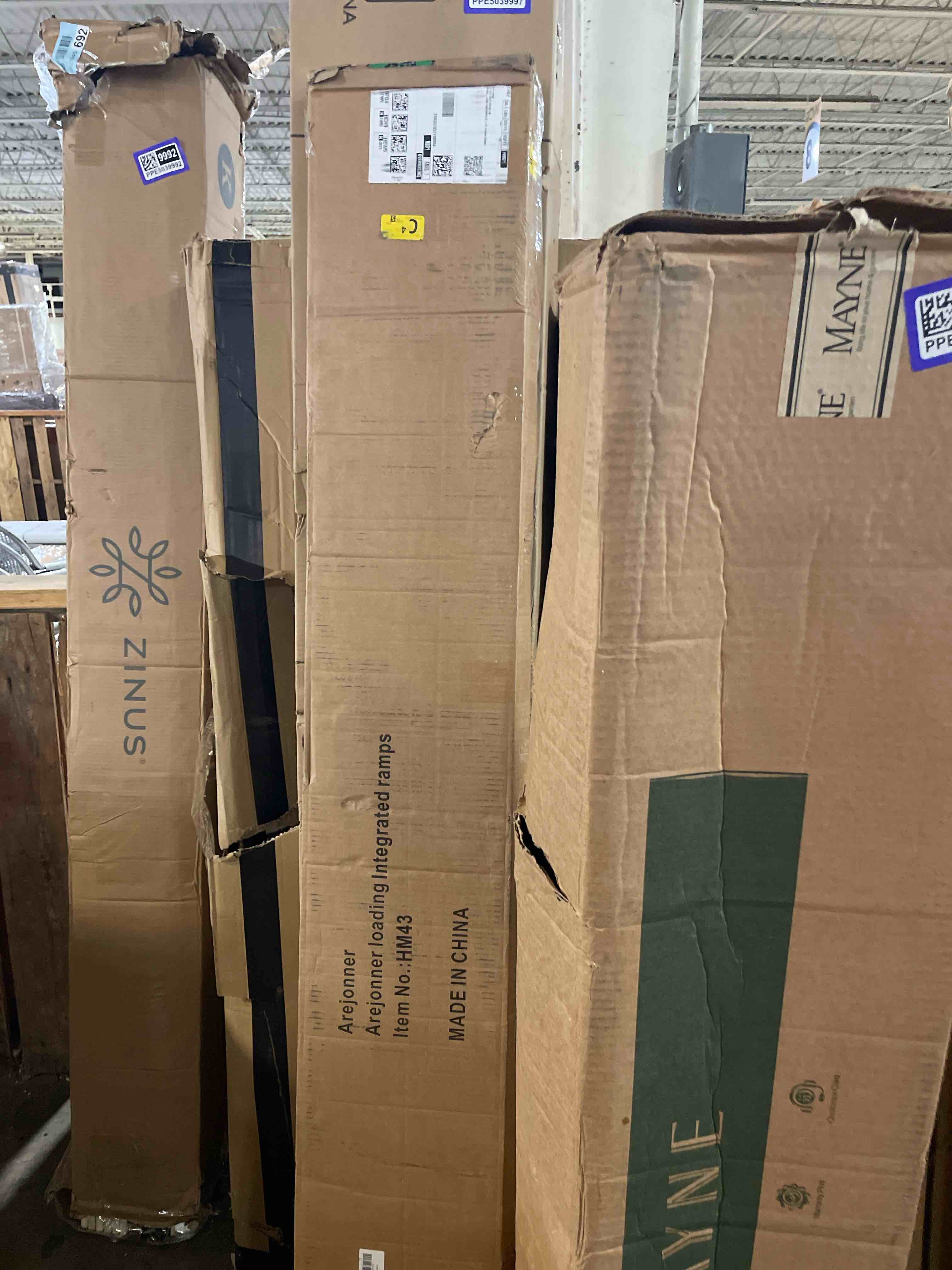 Condition photo showing New/Like New for heavy duty 1500lbs loading ramp 2-pack, 71" long 8.66" wide steel ramp for hand truck, motorcycle, bicycle & atv