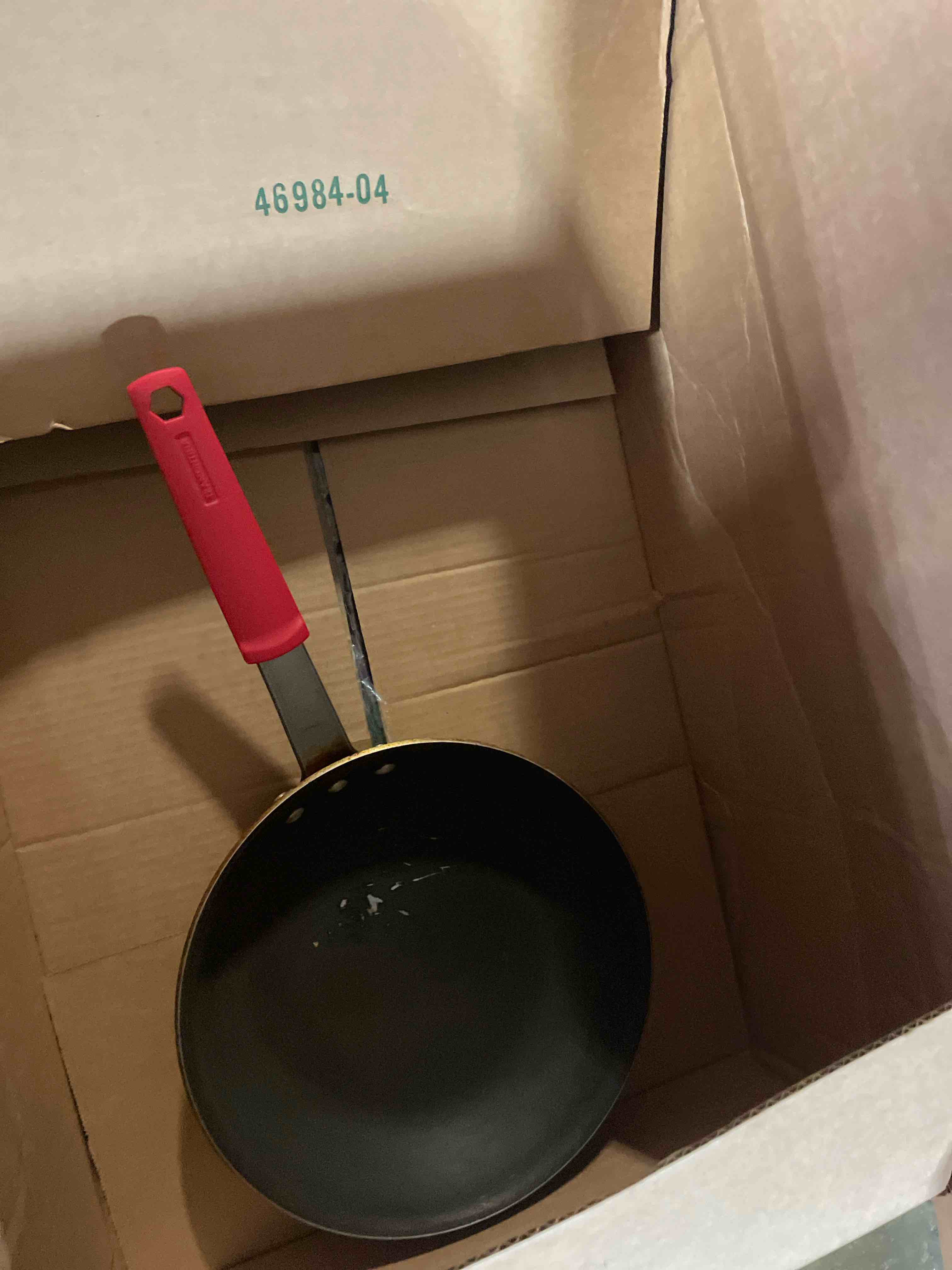 Condition photo showing As Is for tramontina 25cm professional nonstick aluminum fry pan
