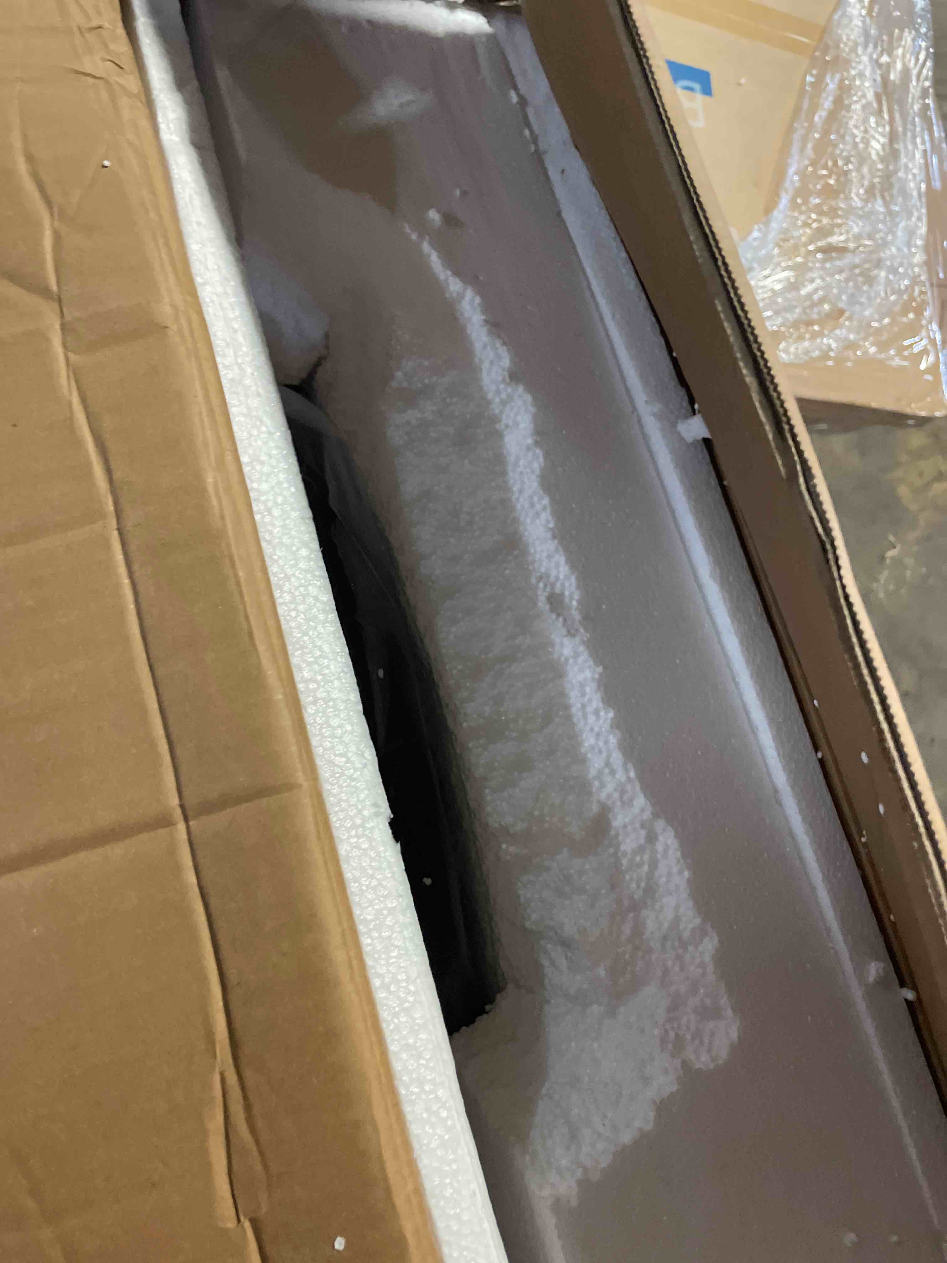 Condition photo showing New/Like New for 19.7"x31.5" black medicine cabinet with mirror, arched medicine cabinet with mirror for bathroom vanity wall mounted & recessed with 1 organizer, 2 stable and removable shelves, easy installation mirror 20"x32"