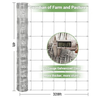 Condition photo showing Good Condition for garvee heavy-duty galvanized welded wire fence roll rust-resistant hardware cloth for