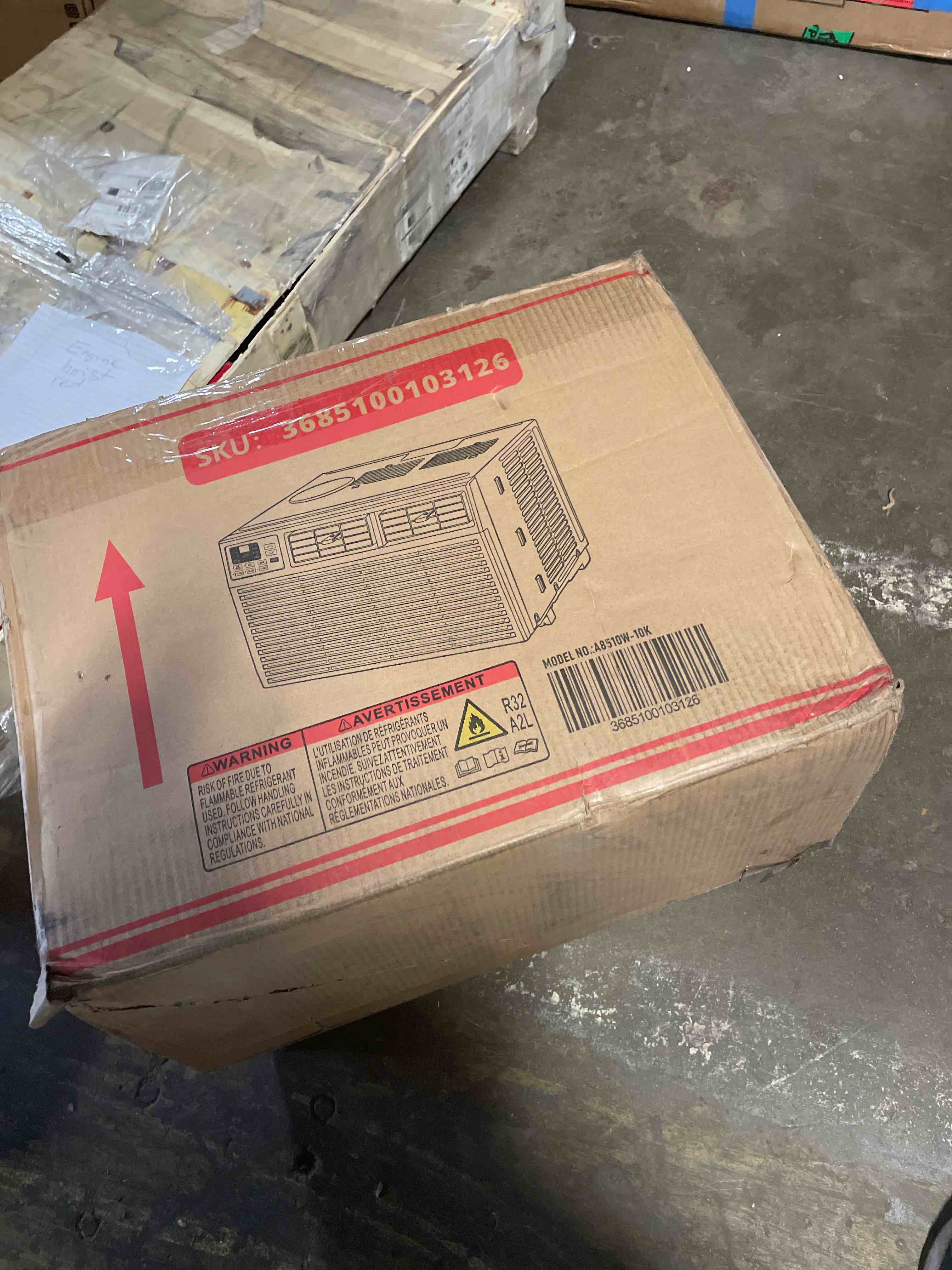 Condition photo showing New/Like New for keystone 5,000 btu window air conditioner and dehumidifier, window ac units for apartment, living room, bathroom, and small rooms up to 150 sq. ft., quiet window air conditioners with remote control