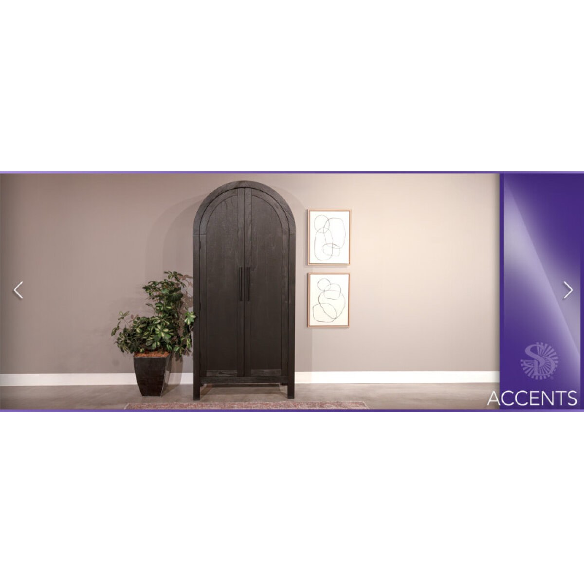 Condition photo showing New/Like New for gen s three arch cabinet - dimensions: 36 x18 x78 h  