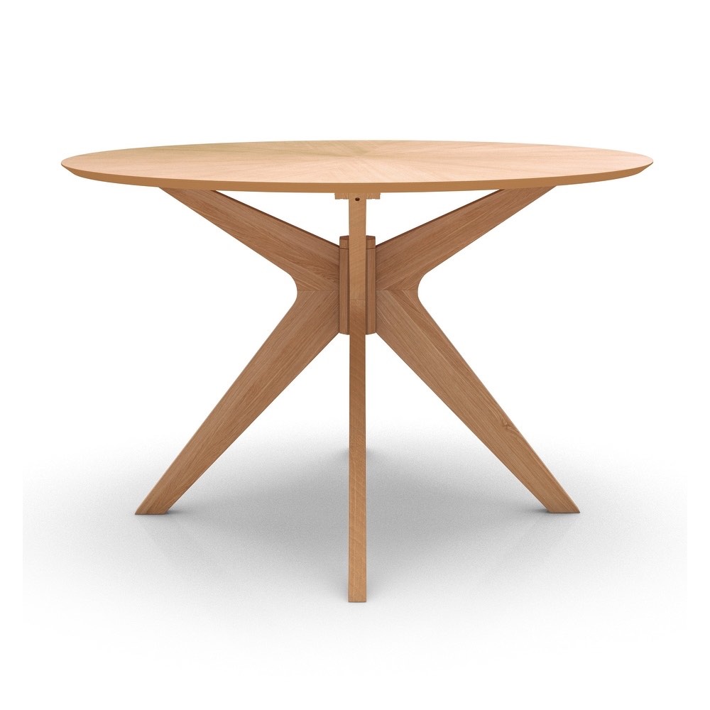 Condition photo showing New/Like New for aeon brockton round dining table - oak