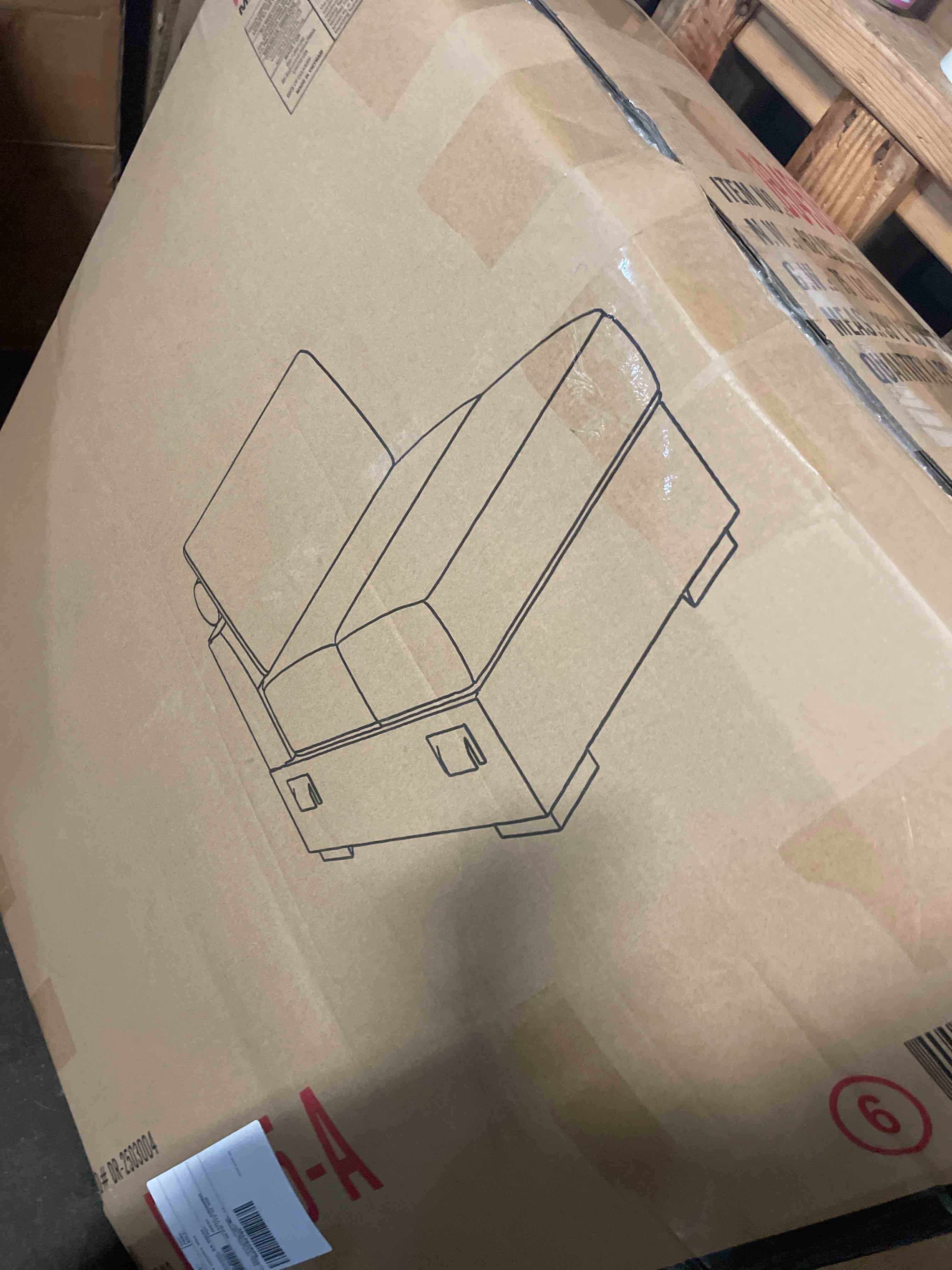 Condition photo showing New/Like New for (armless chair only)honbay modular sectional sleeper sofa with pull out bed,corduroy u shaped couch with storage, sectional couches for living room,dark grey dark grey 106.2"-7 seat sleeper sofa