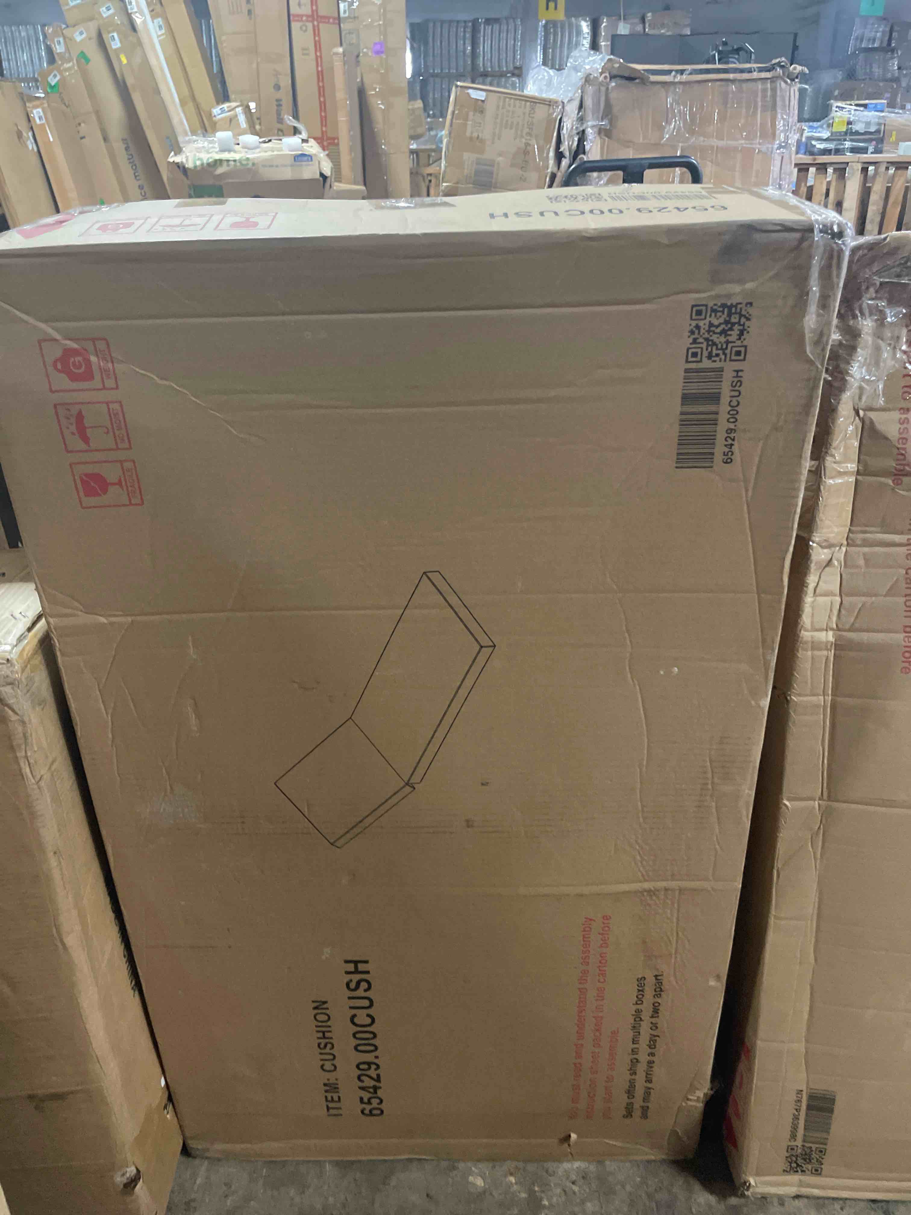 Condition photo showing New/Like New for outdoor chaise lounge cushions for patio, 72"x22"x3" lounge chair cushions, waterproof replacement seat cushions for outdoor furniture beige 71"x22"x3" 1