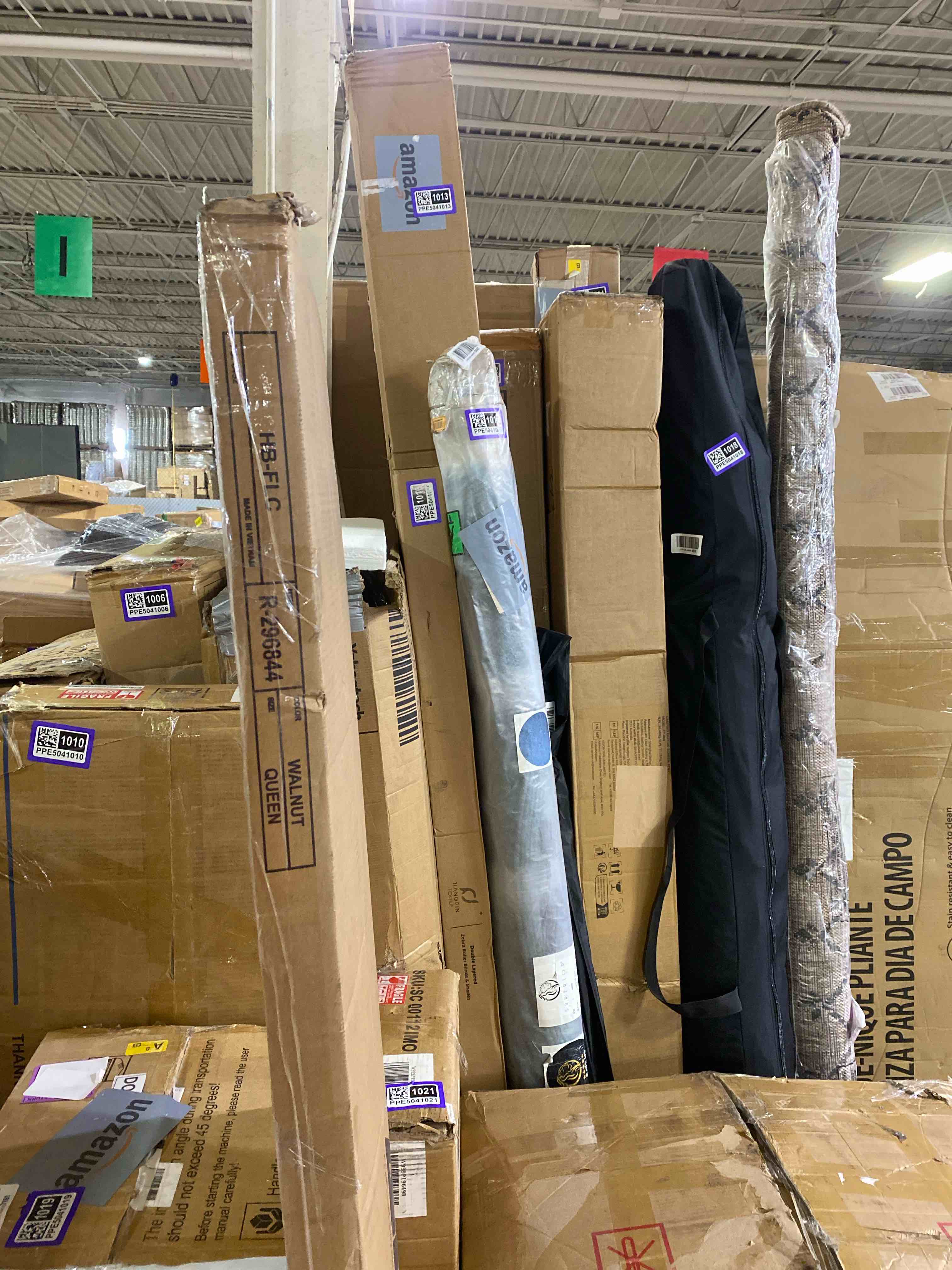 Condition photo showing New/Like New for (headboard only) amerlife solid wood queen bed frame, mid century modern platform bed with full panel headboard, wooden bed with cylindrical legs, no box spring needed & noise-free, under-bed storage, dark walnut