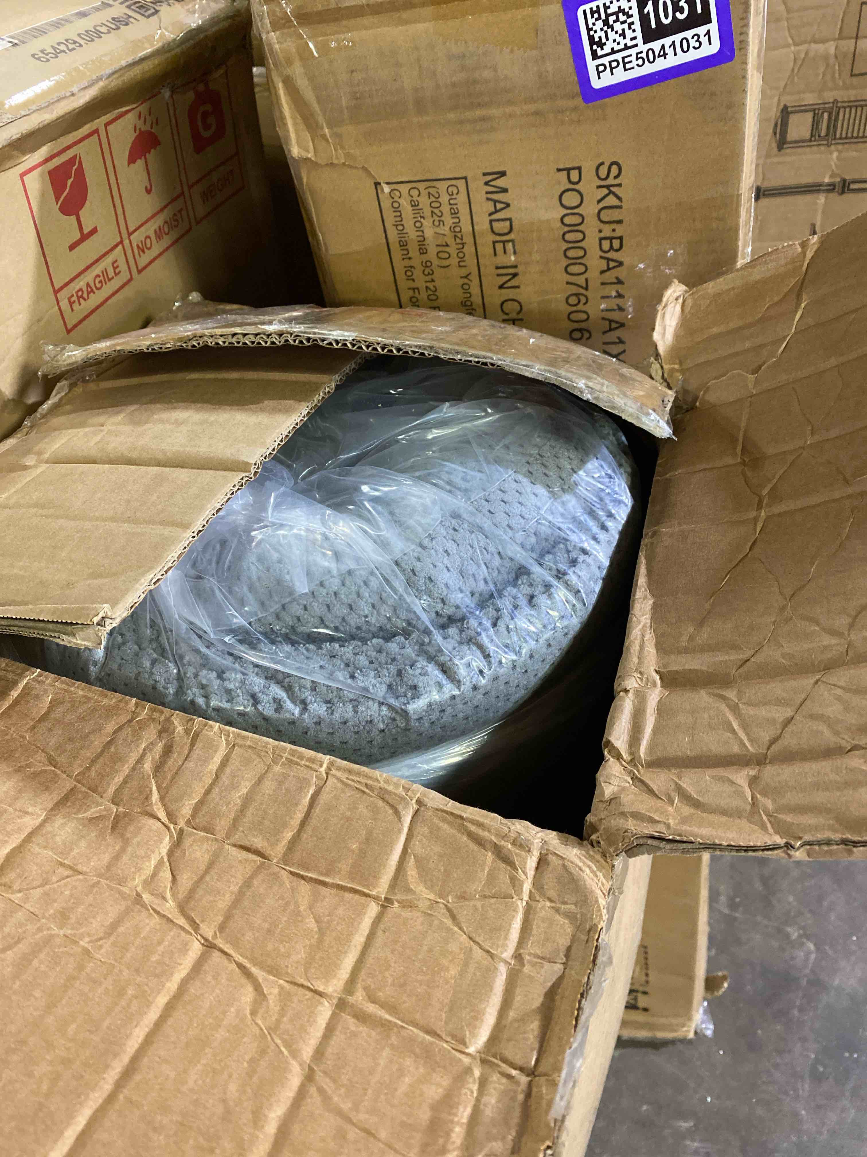 Condition photo showing New/Like New for (similar) corner seat for cloud sectional couches living room, modular, boneless, warm white