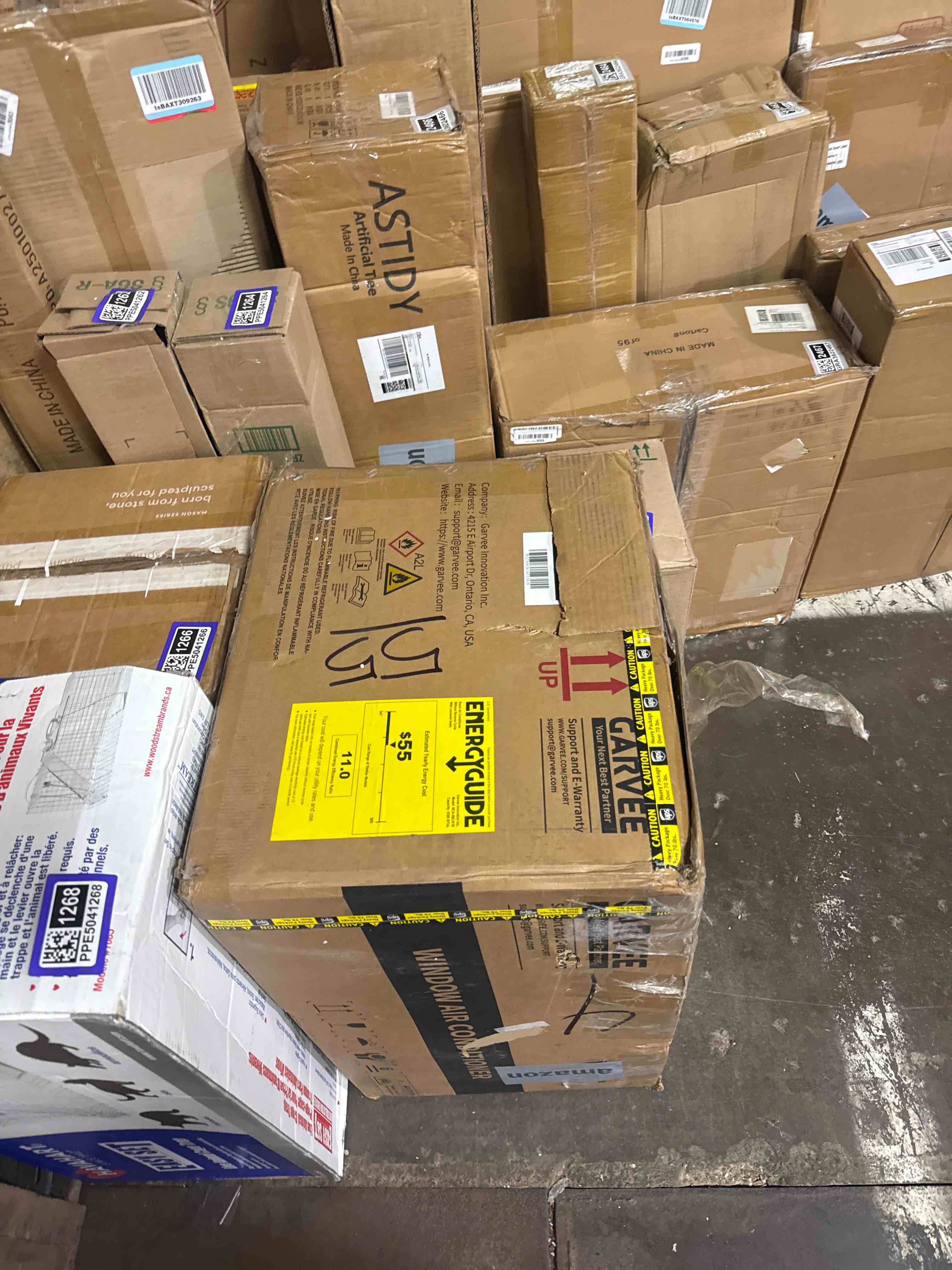 Condition photo showing Good Condition for garvee 6000btu window air conditioner units, fast cooling 250 sq.ft. 115v air conditioner window