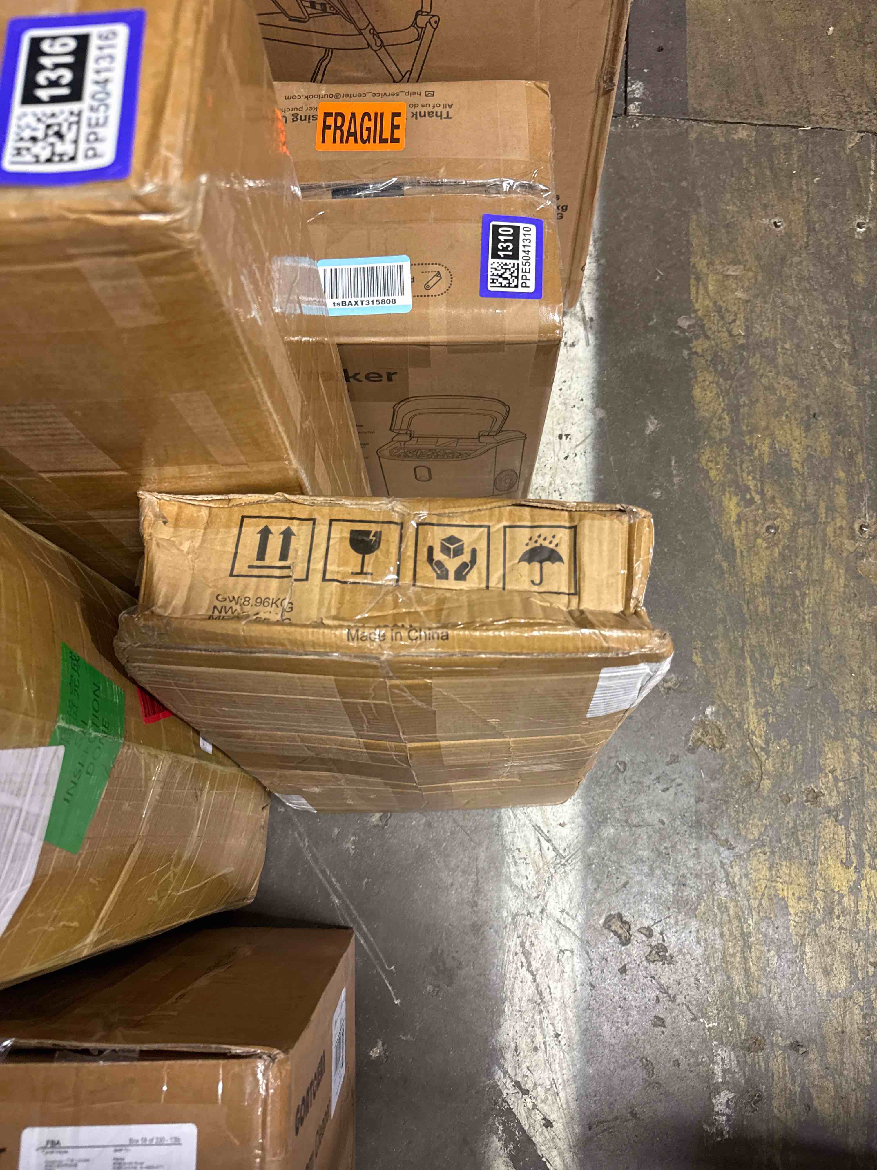 Condition photo showing New/Like New for etokfoks 10 pack metal post base bracket 4x4 inner size 3.5x3.5 inch heavy duty powder