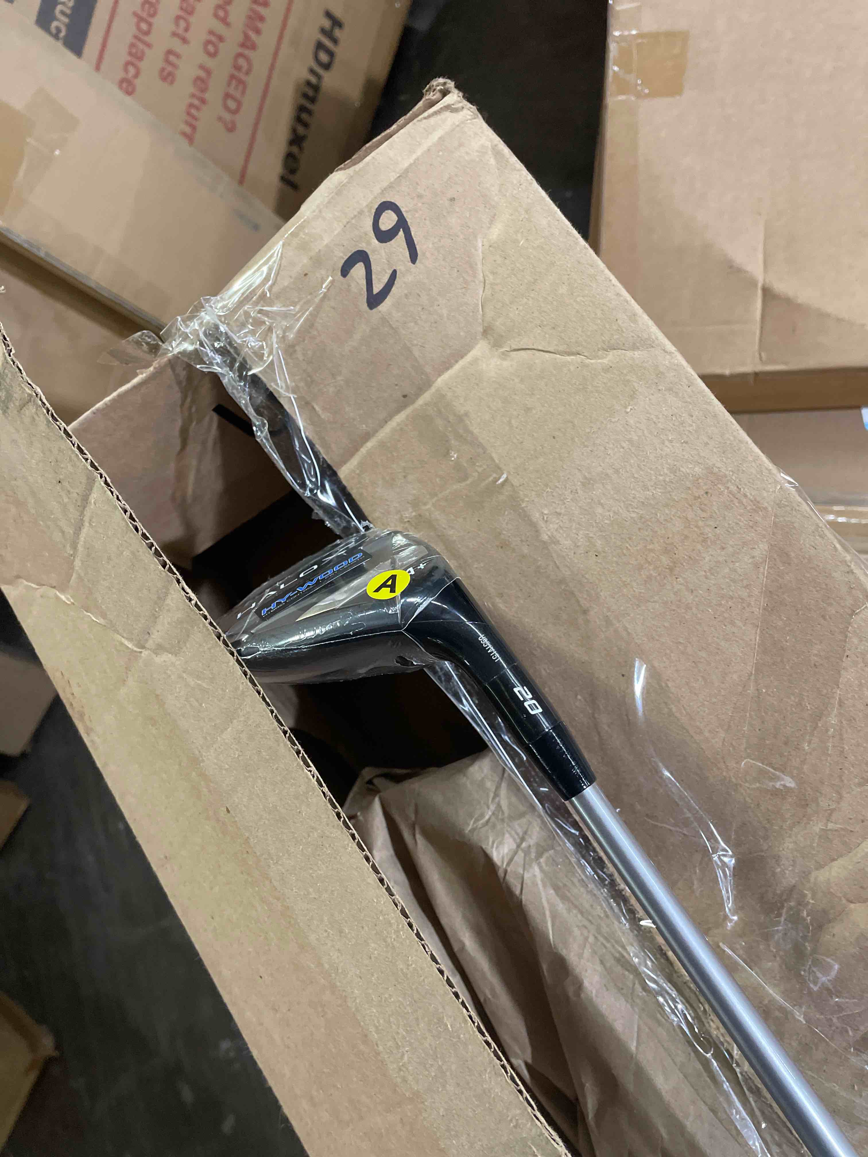 Condition photo showing As Is for cleveland golf halo xl hy-wood (handle broken)