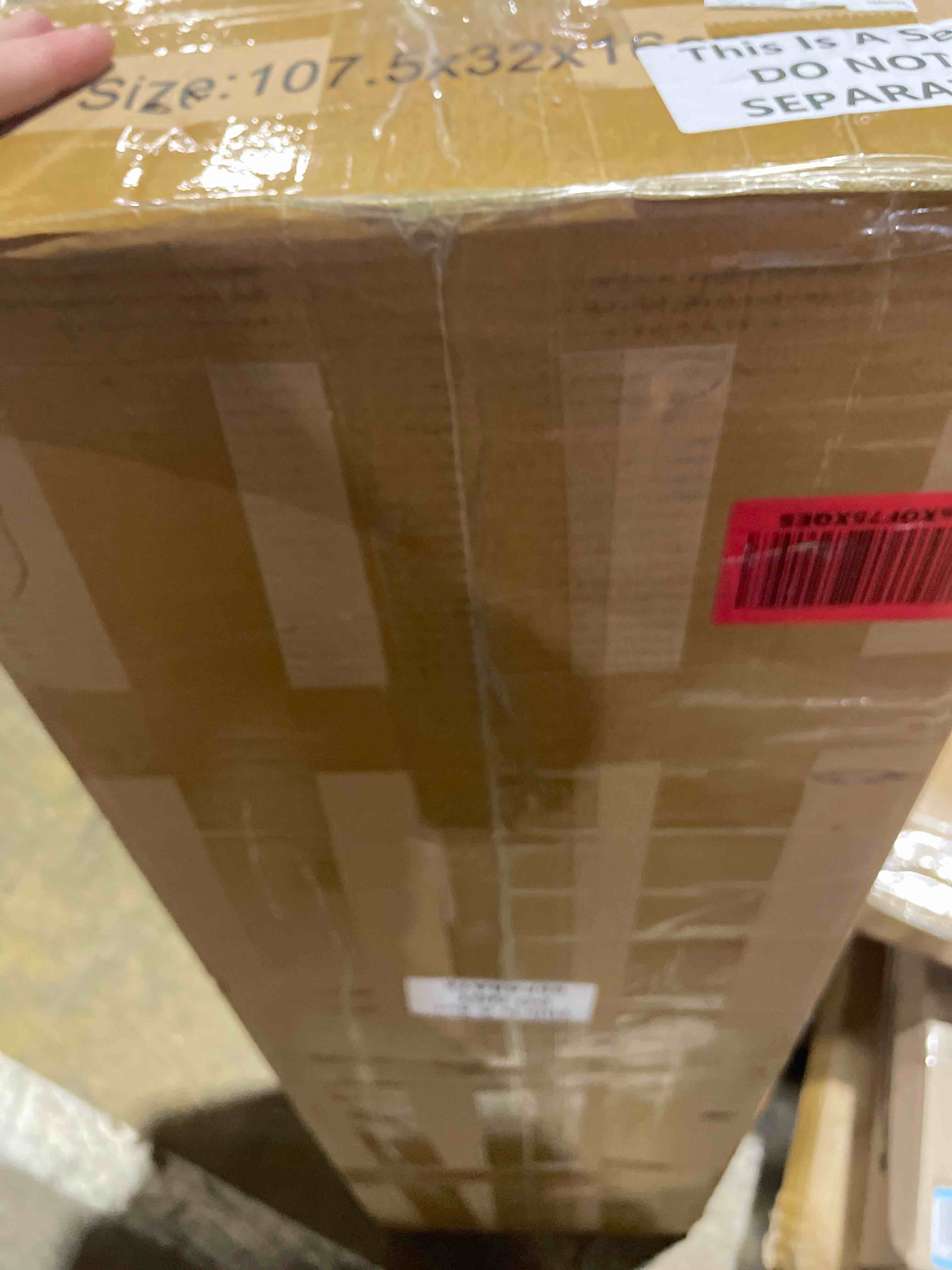 Condition photo showing New/Like New for tatuo 50 pcs triangle mailing shipping tubes 36.22" l x 3" w x 3" h oyster white corrugated cardboard box poster tube for protecting, shipping, mailing and storage of artwork, crafts, long art holder 36.22"l x 3"w x 3"h white 50