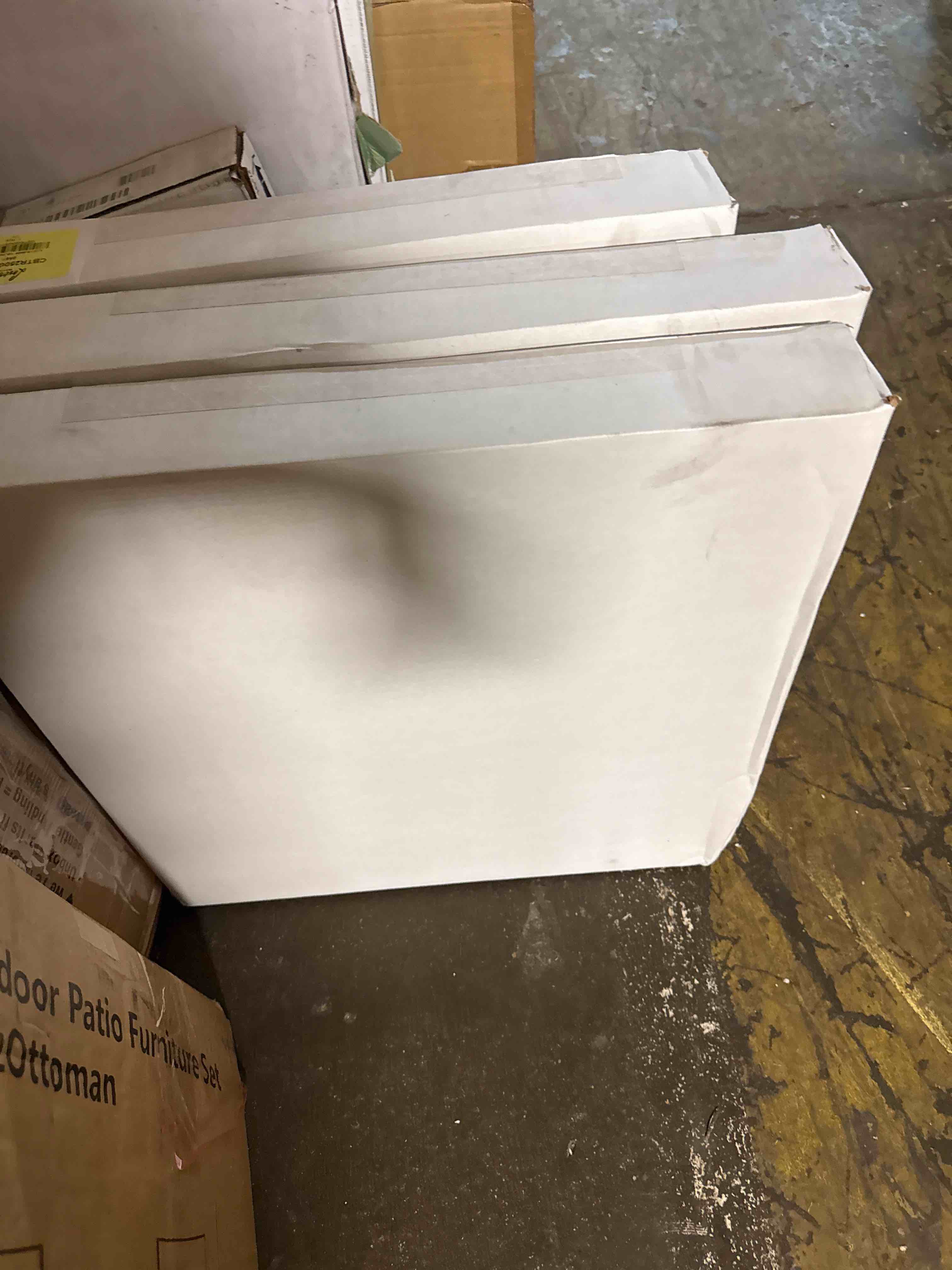 Condition photo showing New/Like New for tarkett / johnsonite baseworks 2 1/2" thermoset rubber wall base type ts 283 toast 2.5" x 120' roll by 0.125" straight (toeless)
