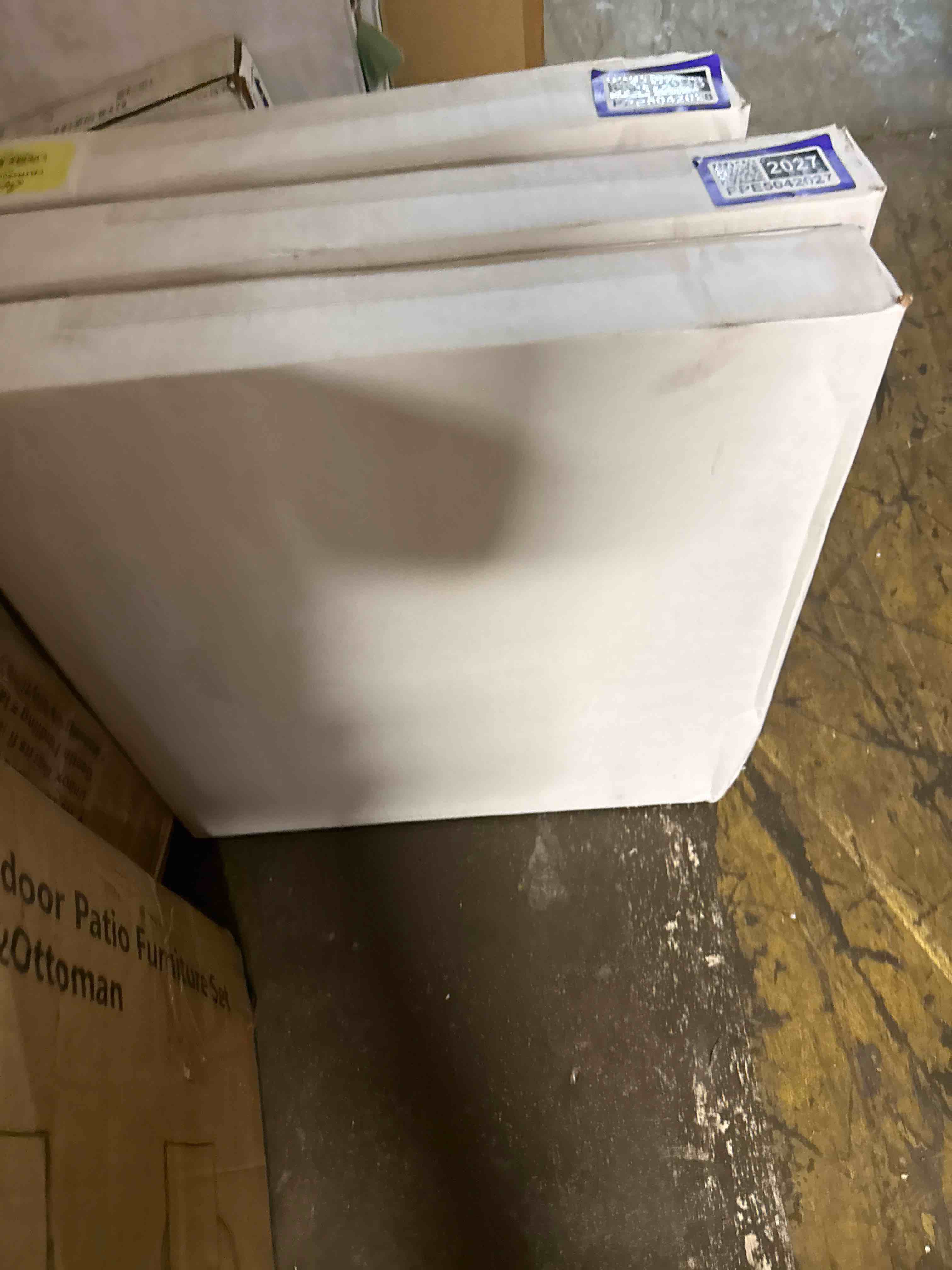 Condition photo showing New/Like New for tarkett / johnsonite baseworks 2 1/2" thermoset rubber wall base type ts 283 toast 2.5" x 120' roll by 0.125" straight (toeless)