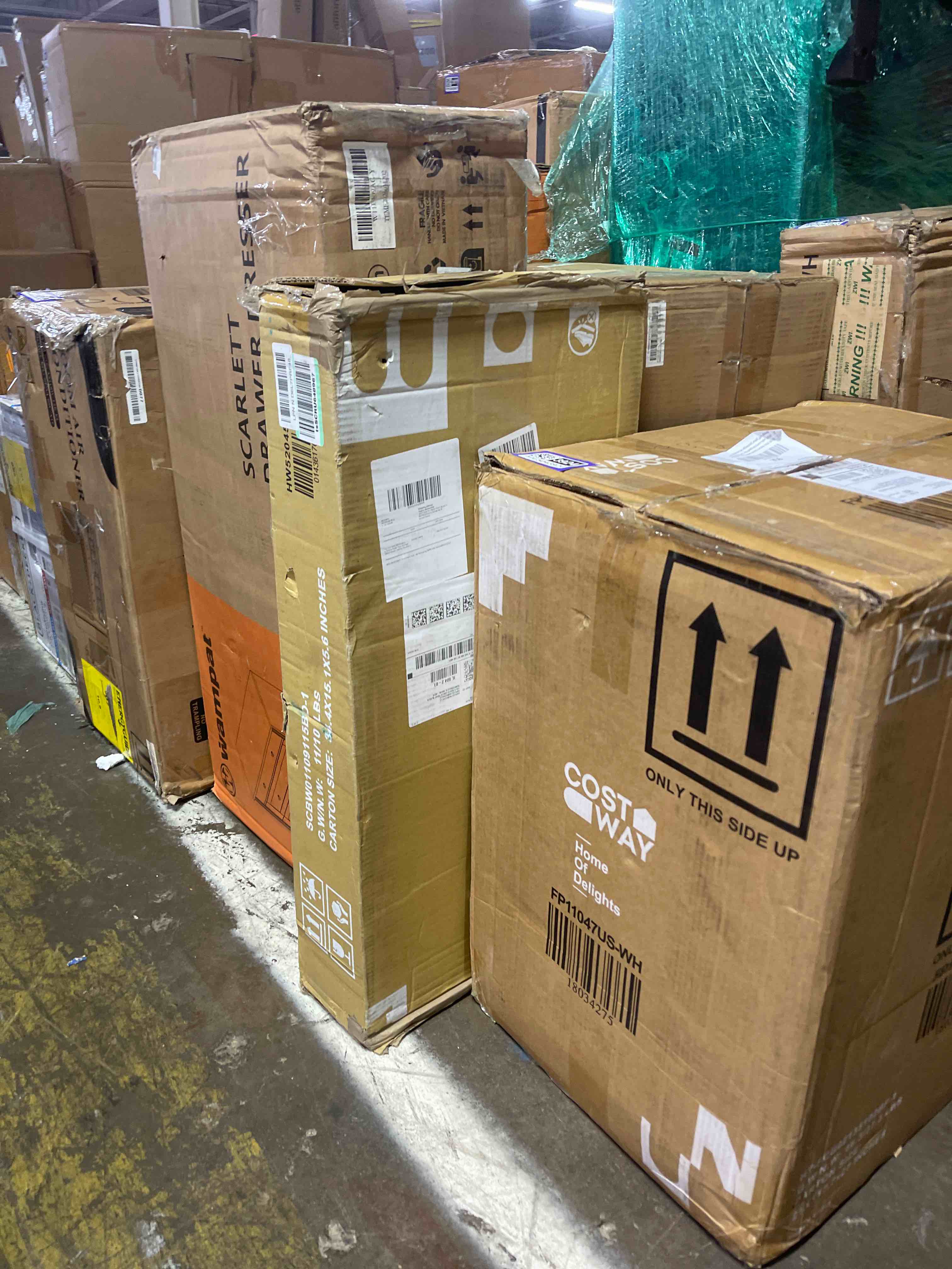 Condition photo showing New/Like New for costway 10-drawer rolling storage cart, utility mobile trolley