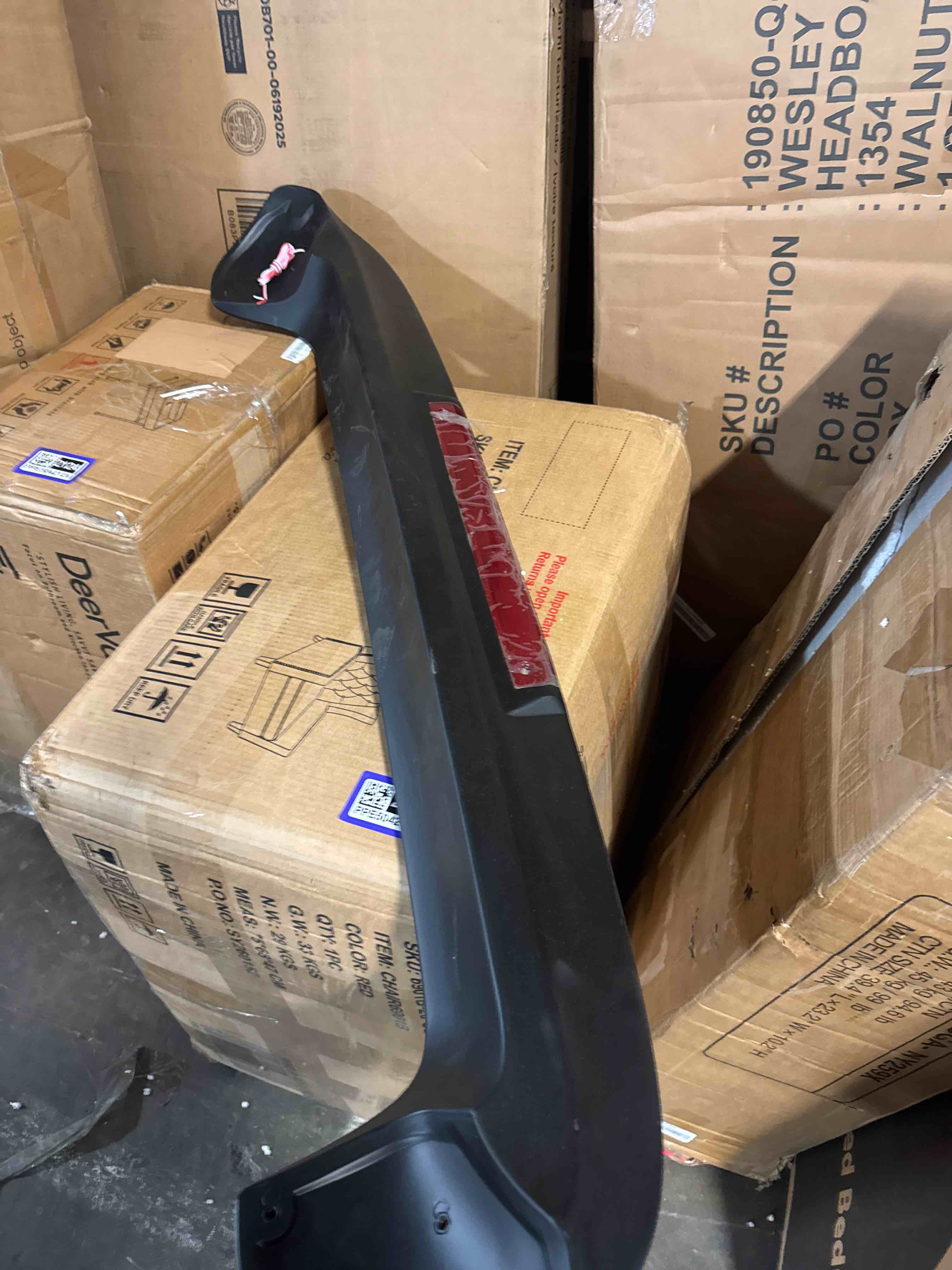 Condition photo showing Good Condition for compatible for honda 7th gen accord 2003-2007 cl7 cl9 trunk spoiler high quality abs plastic unpainted spoiler trunk boot wing spoiler(with light unpainted)