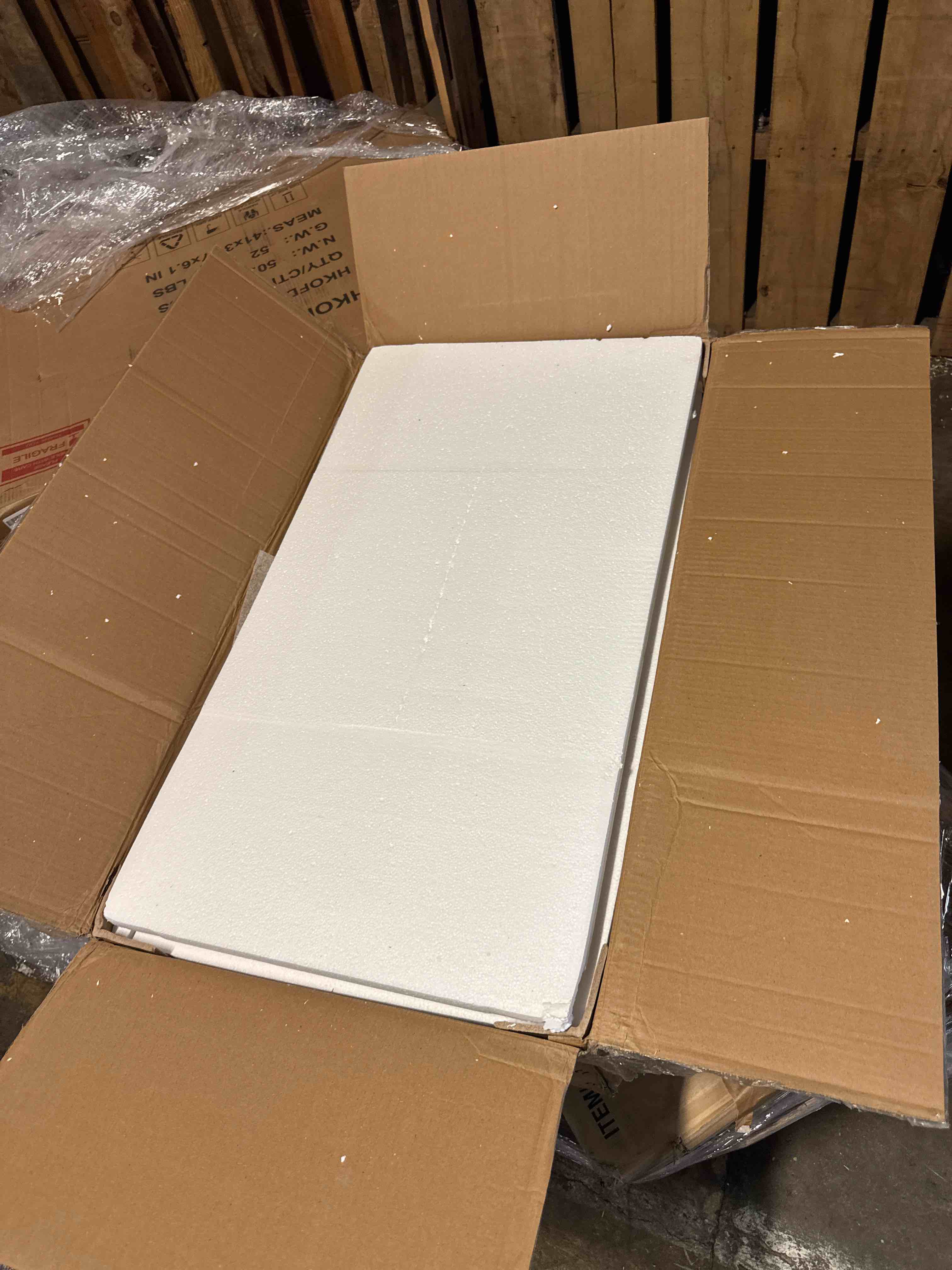 Condition photo showing New/Like New for eclife 30" bathroom vanities sink combo with painted surface, modern drawered cabinet w/decorative wave lines, undermount single sink, matte black faucet drain, white