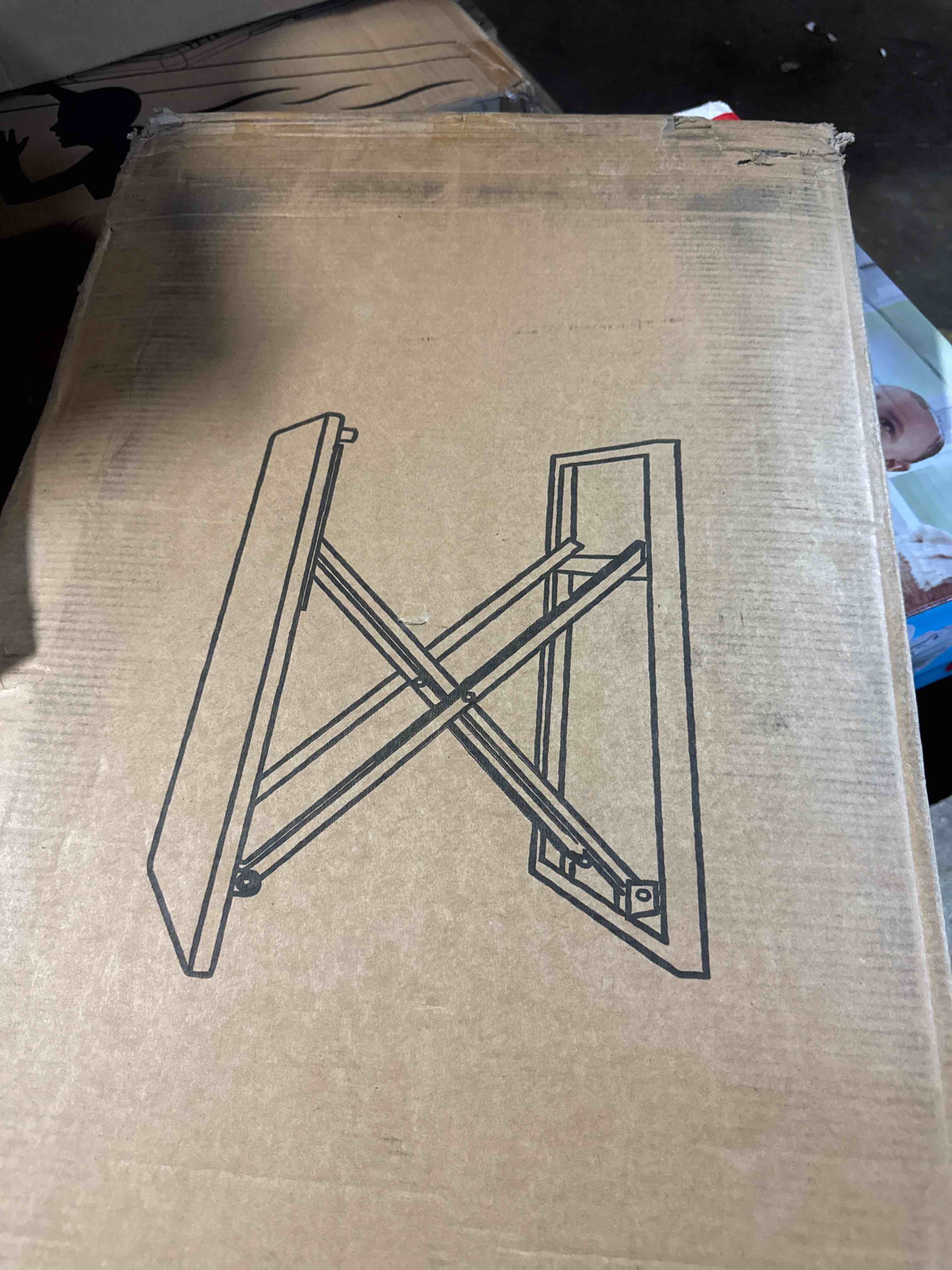 Condition photo showing New/Like New for decoholic single 24 inch scissors lift keyboard and mouse riser, height adjustable standing desk converter for ergonomic sit stand workstations?suitable to hold large/small items (24inch, black) 24 inch bk