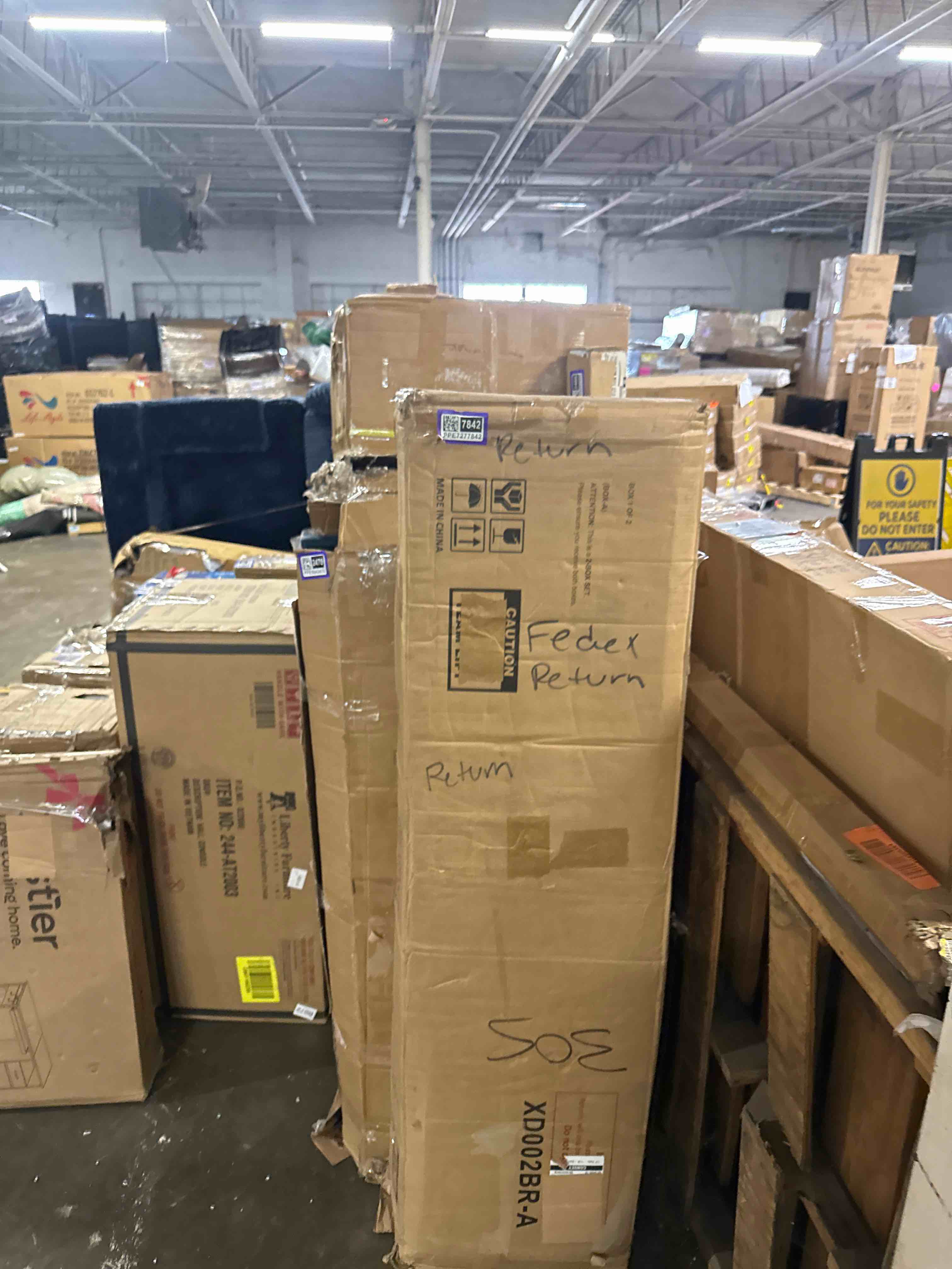 Condition photo showing As Is for dresser for bedroom with 6 drawers, wide chest of drawers with led light and power outlet, wooden closet organizer clothes storage cabinet, modern double dressers for living room, hallway, brown